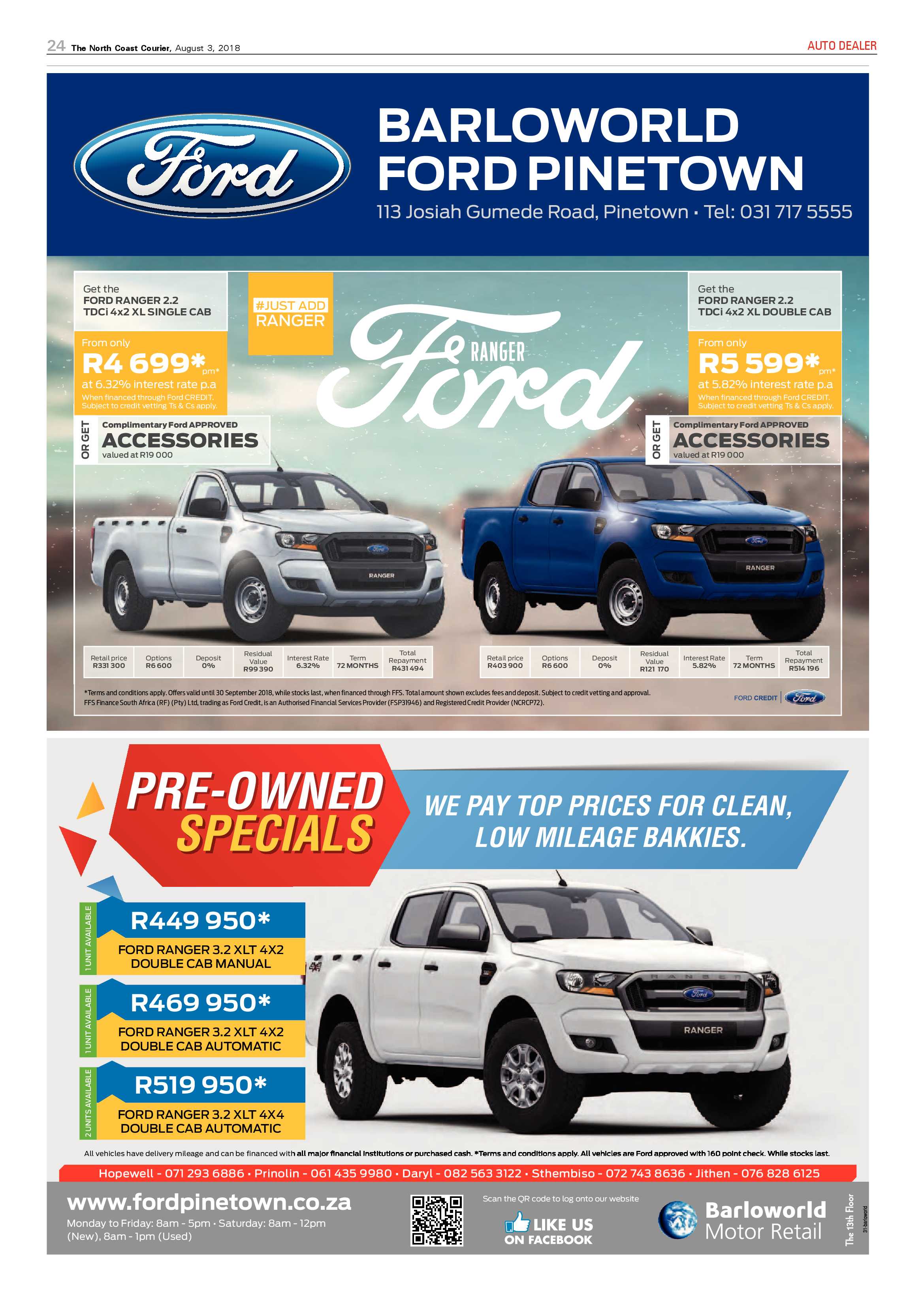 The North Coast Courier – 03 August 2018 page 24