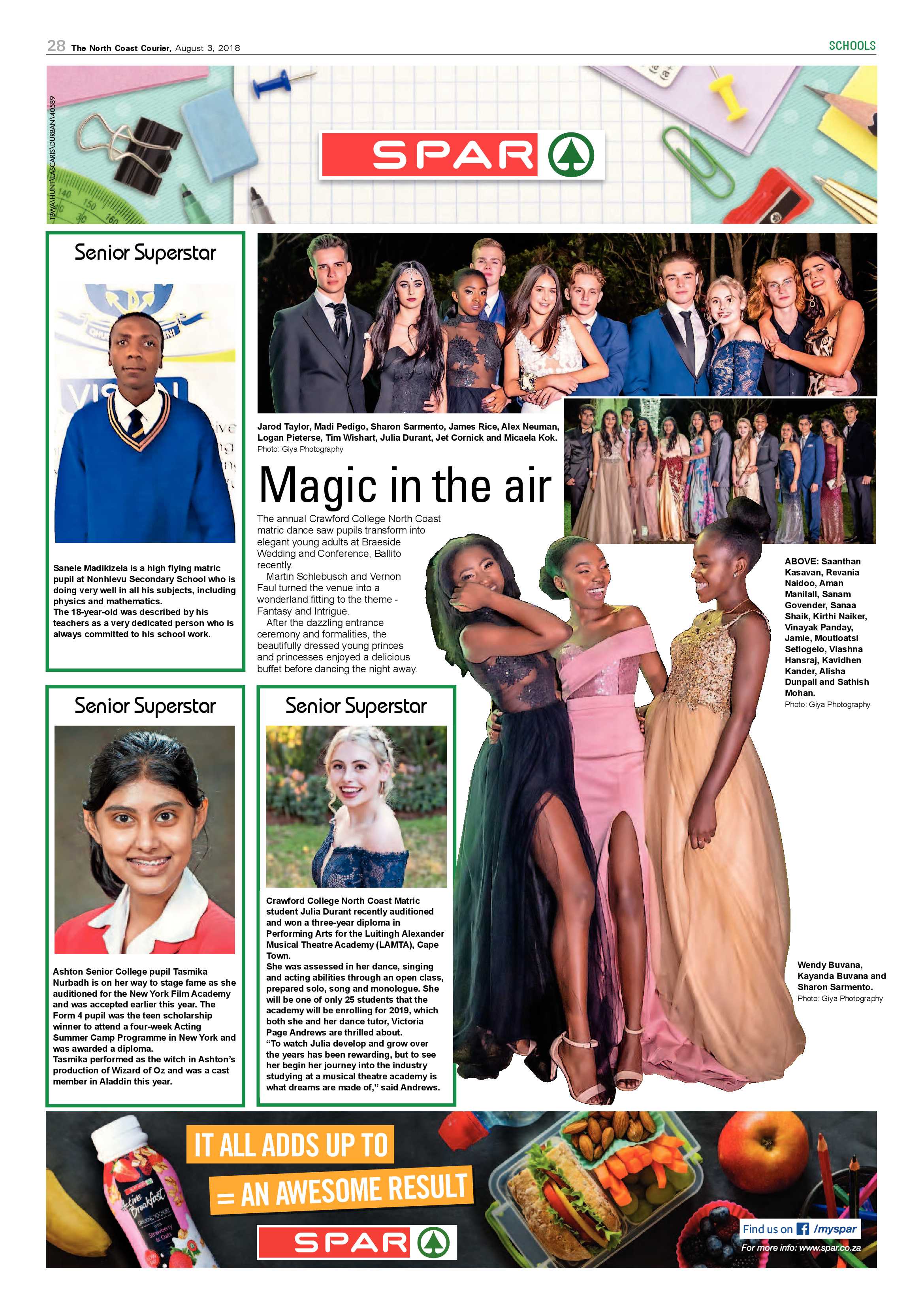 The North Coast Courier – 03 August 2018 page 28