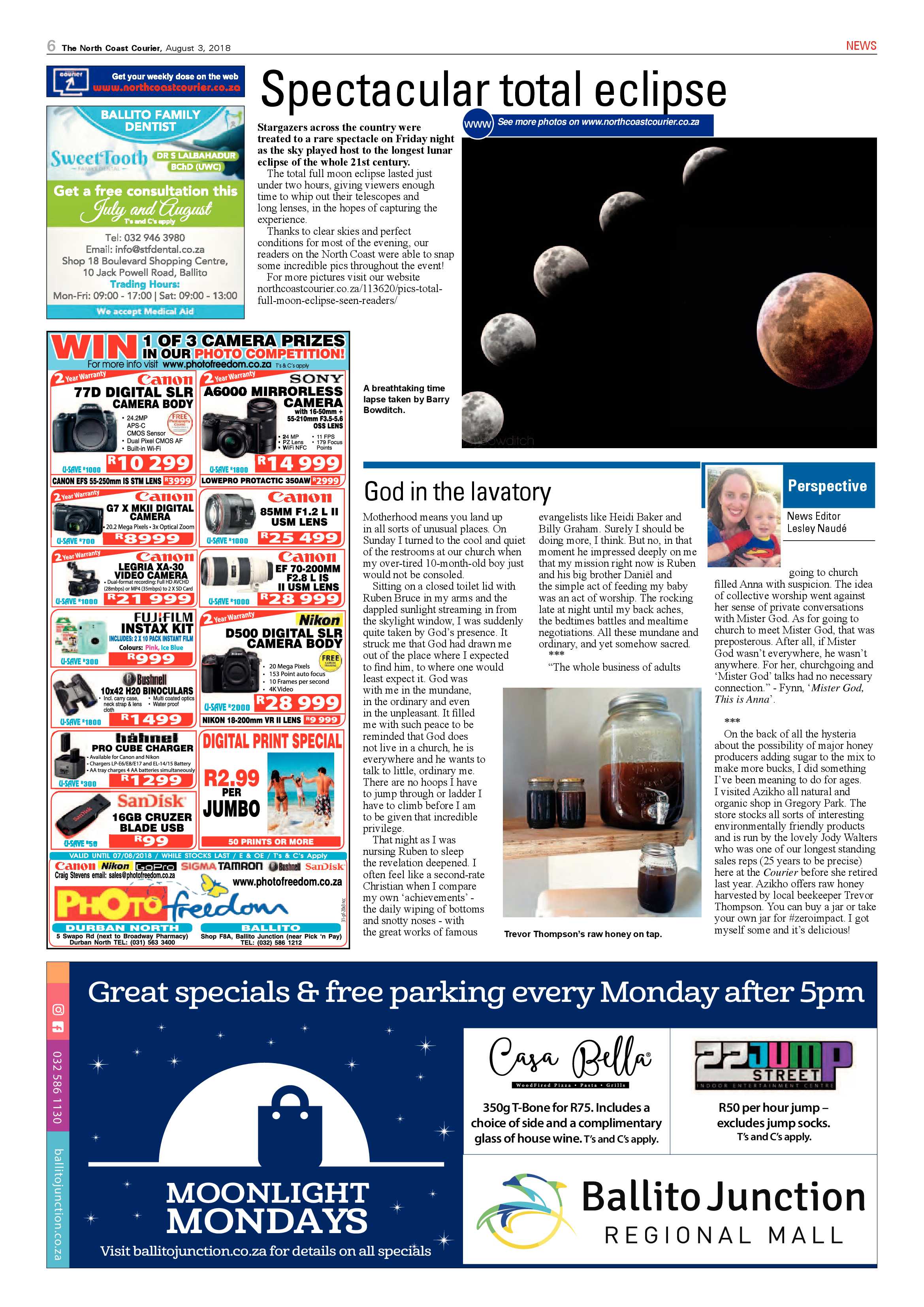 The North Coast Courier – 03 August 2018 page 6