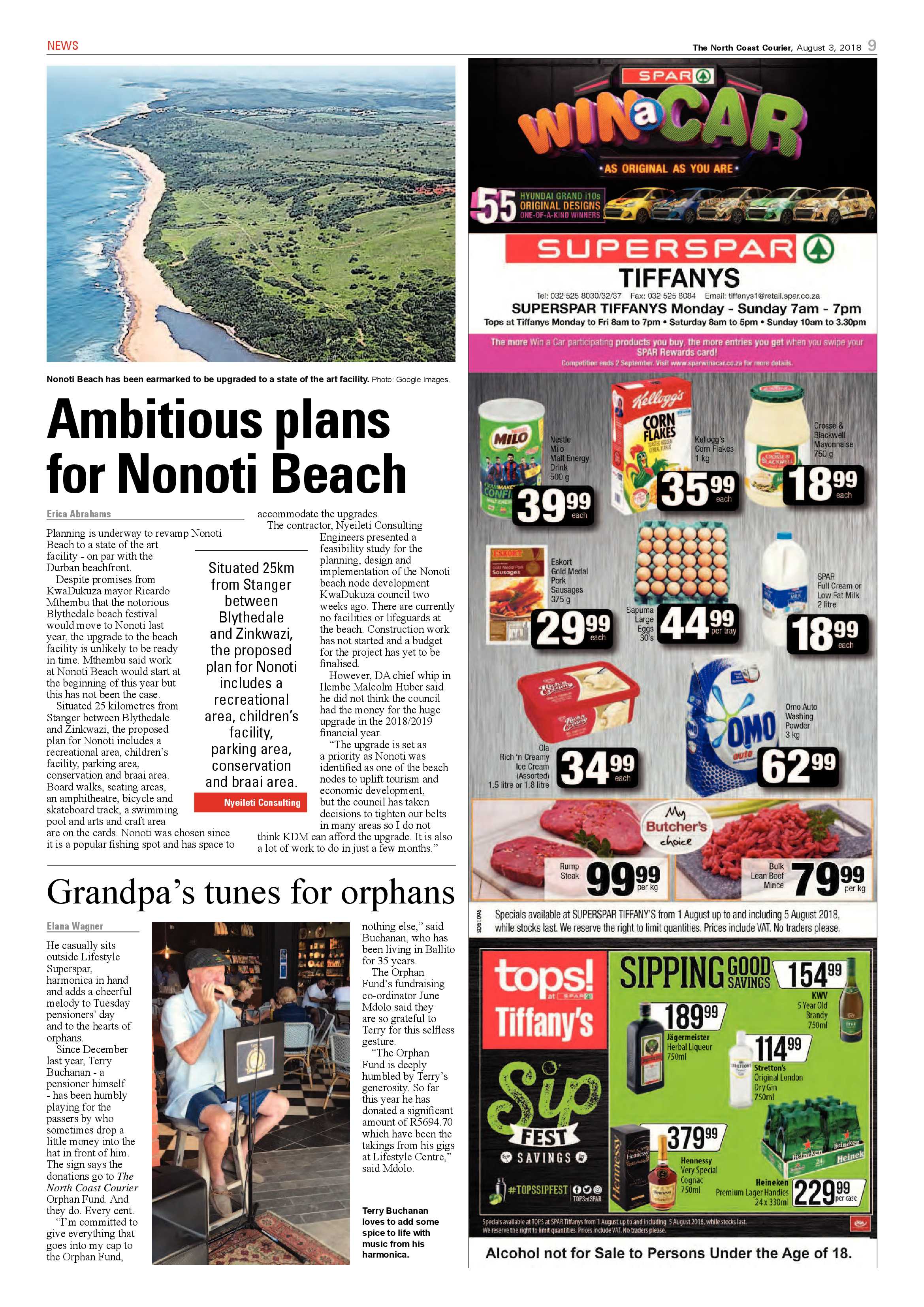 The North Coast Courier – 03 August 2018 page 9