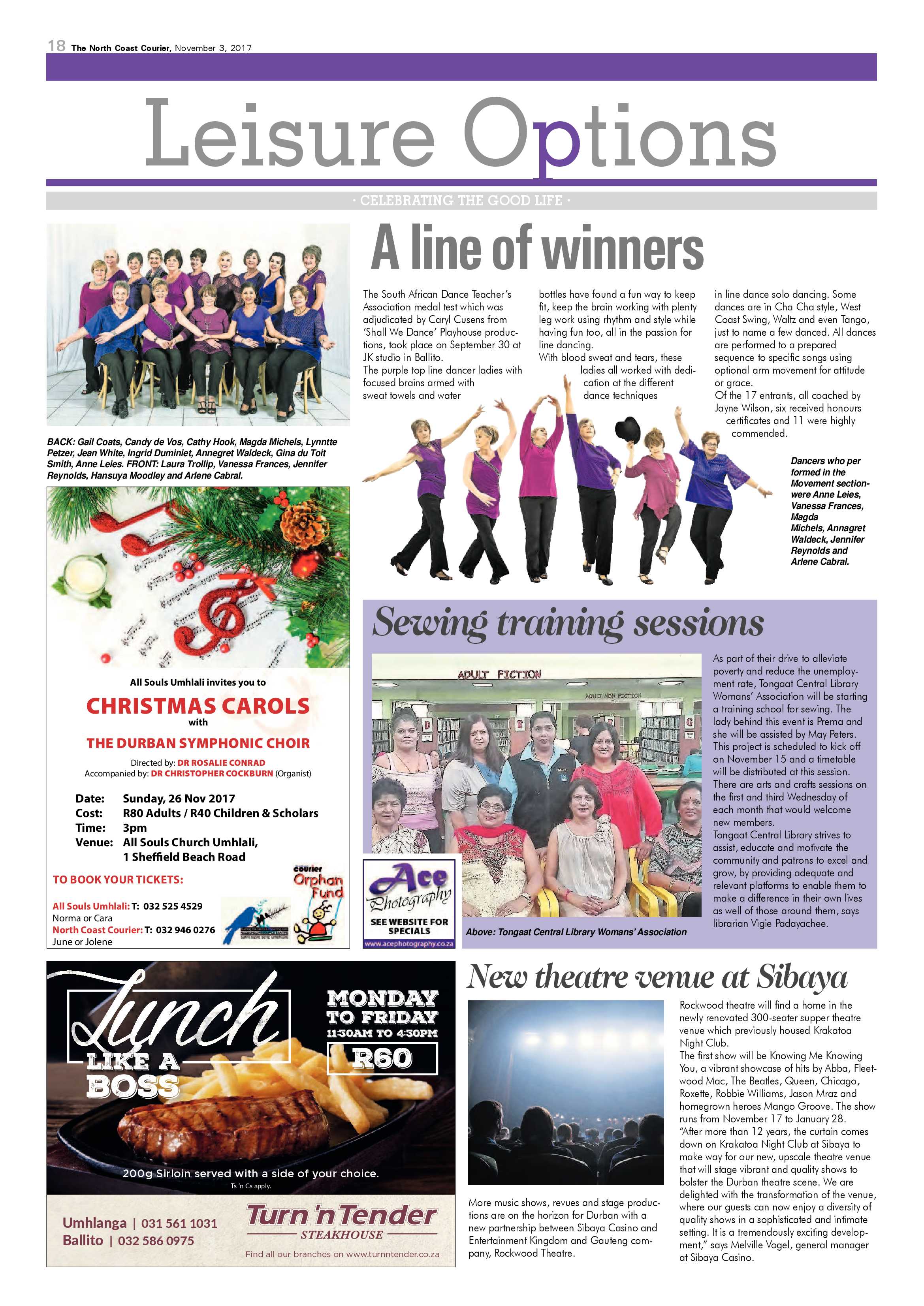 The North Coast Courier – 03 November 2017 page 18