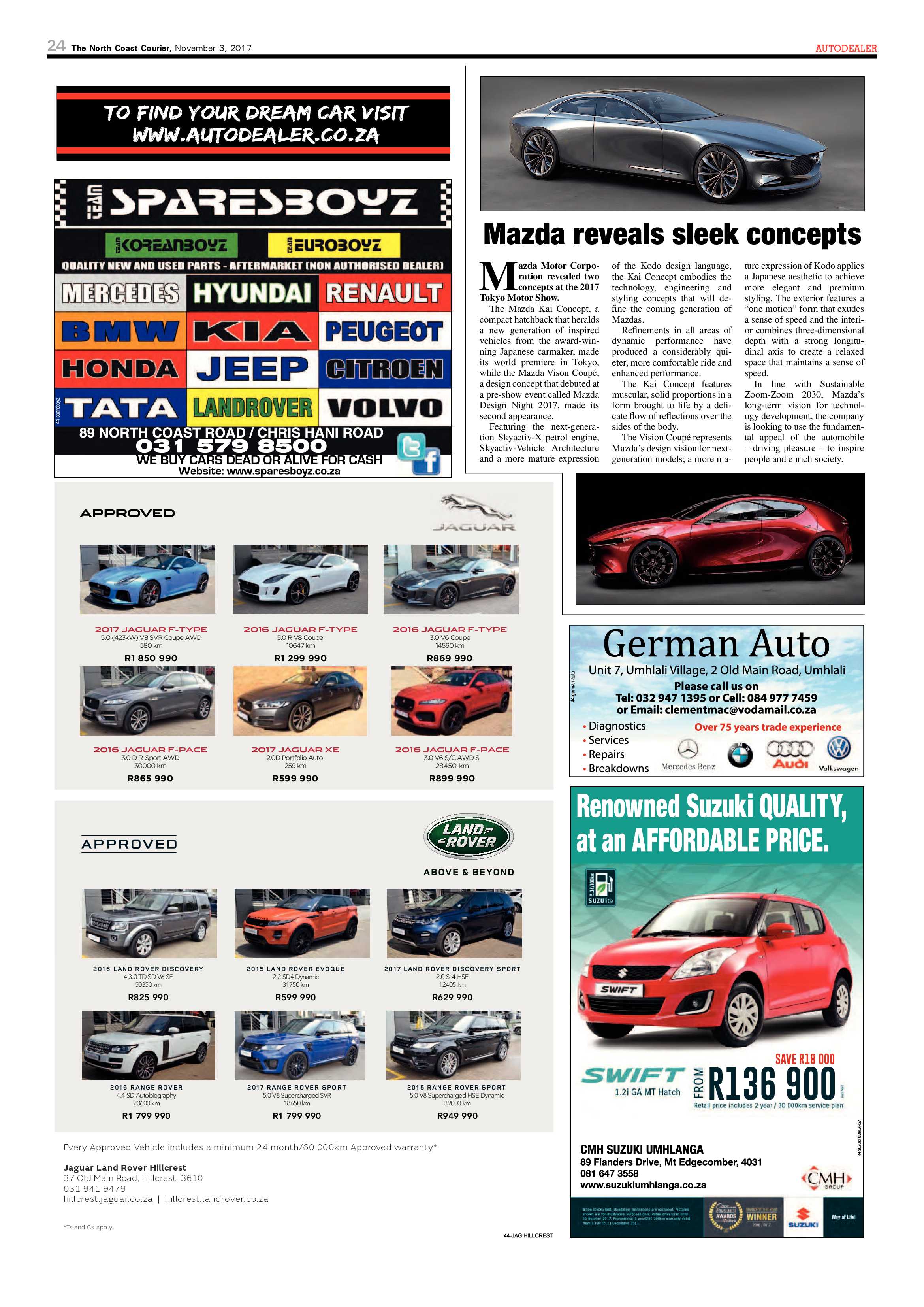The North Coast Courier – 03 November 2017 page 24