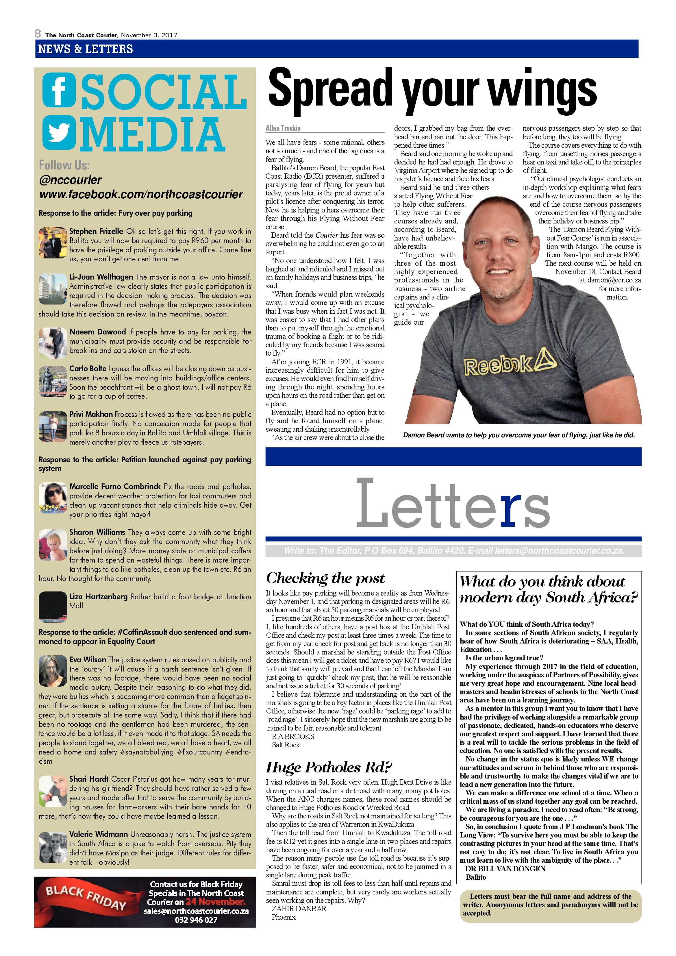 The North Coast Courier – 03 November 2017 page 8