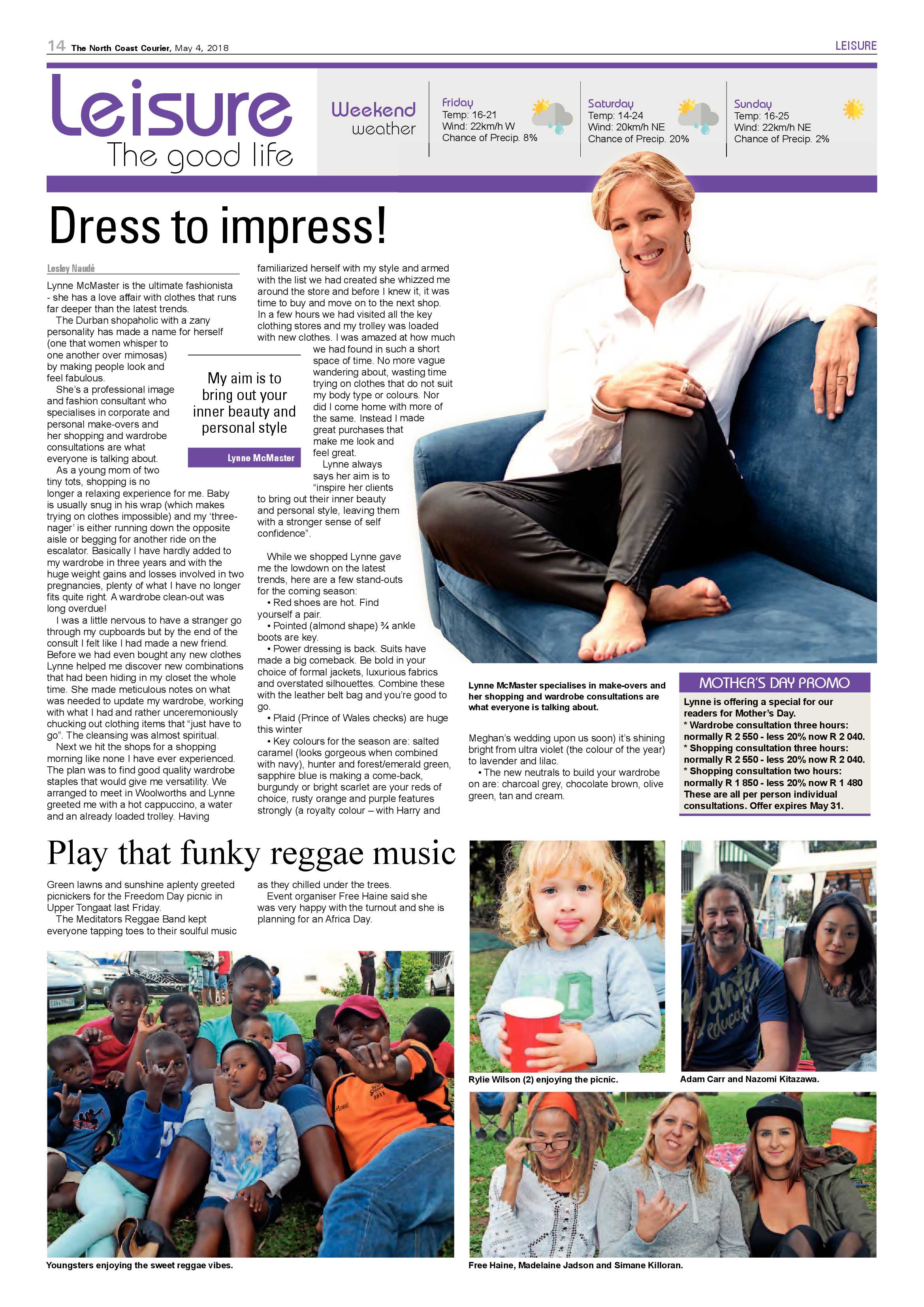 The North Coast Courier – 04 May 2018 page 14