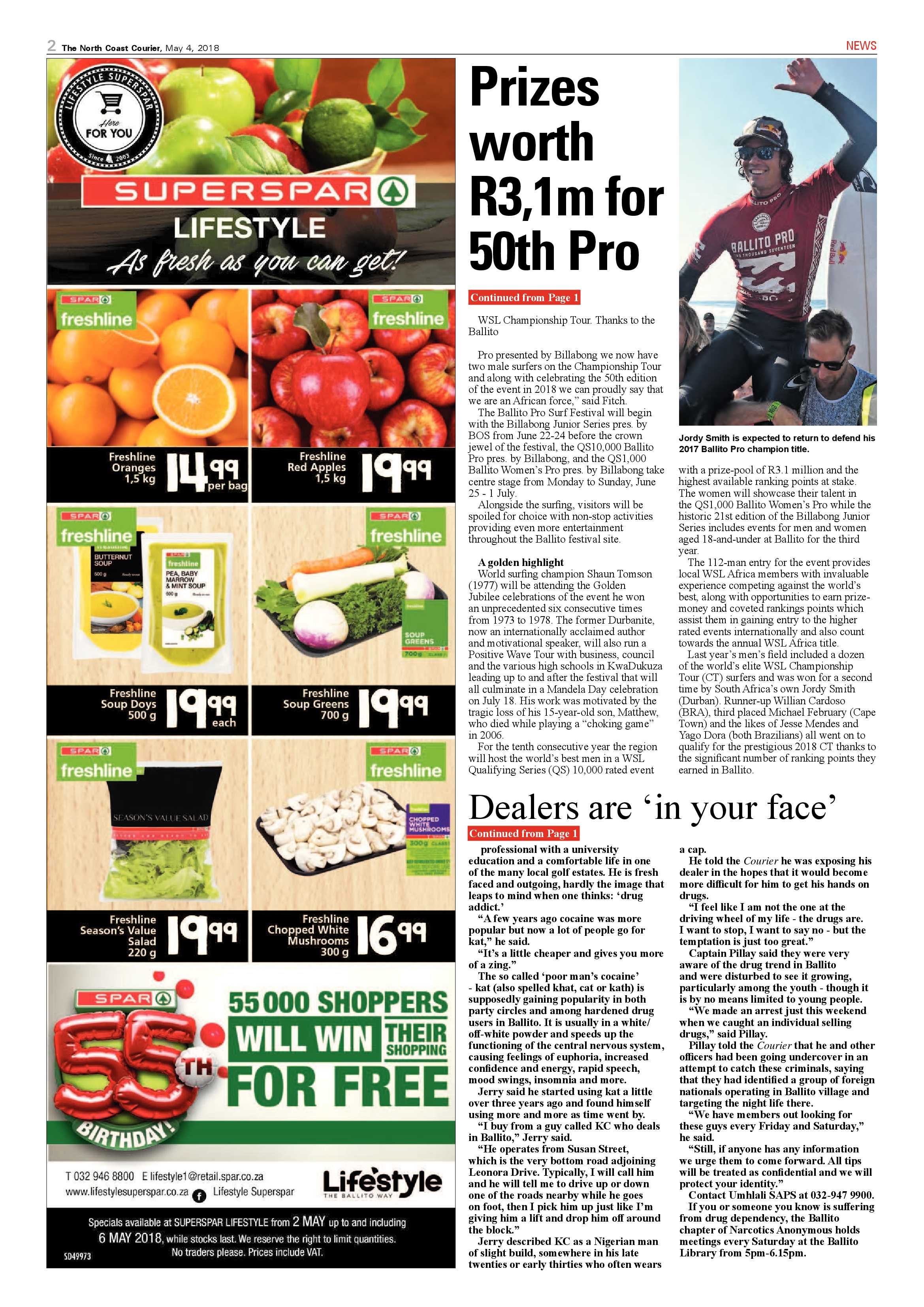 The North Coast Courier – 04 May 2018 page 2