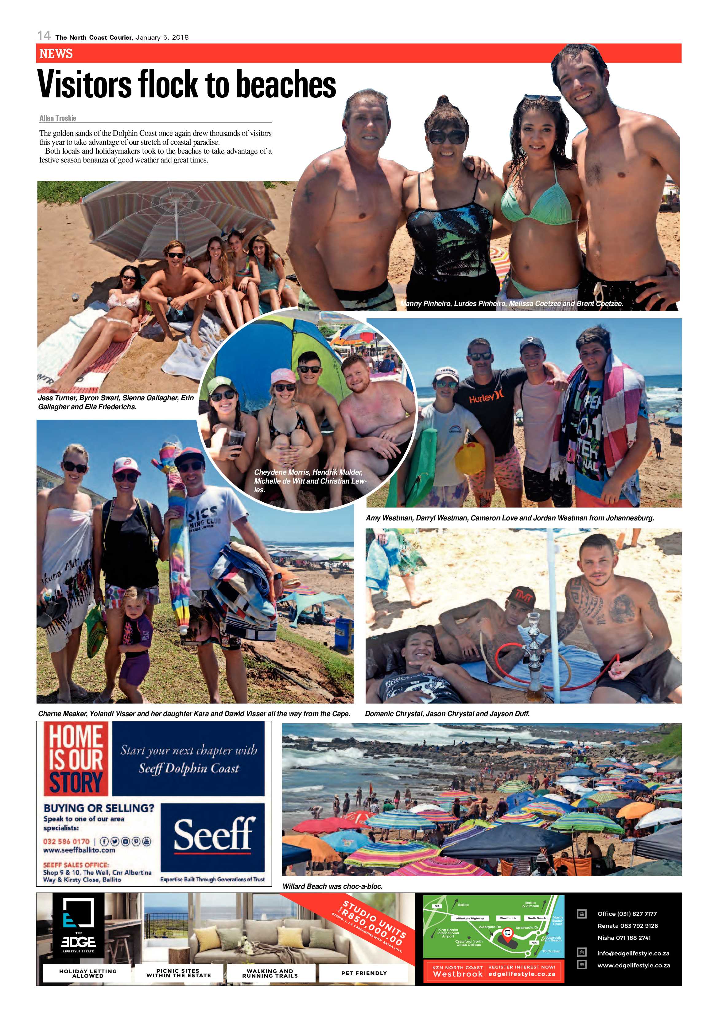 The North Coast Courier – 05 January 2018 page 14