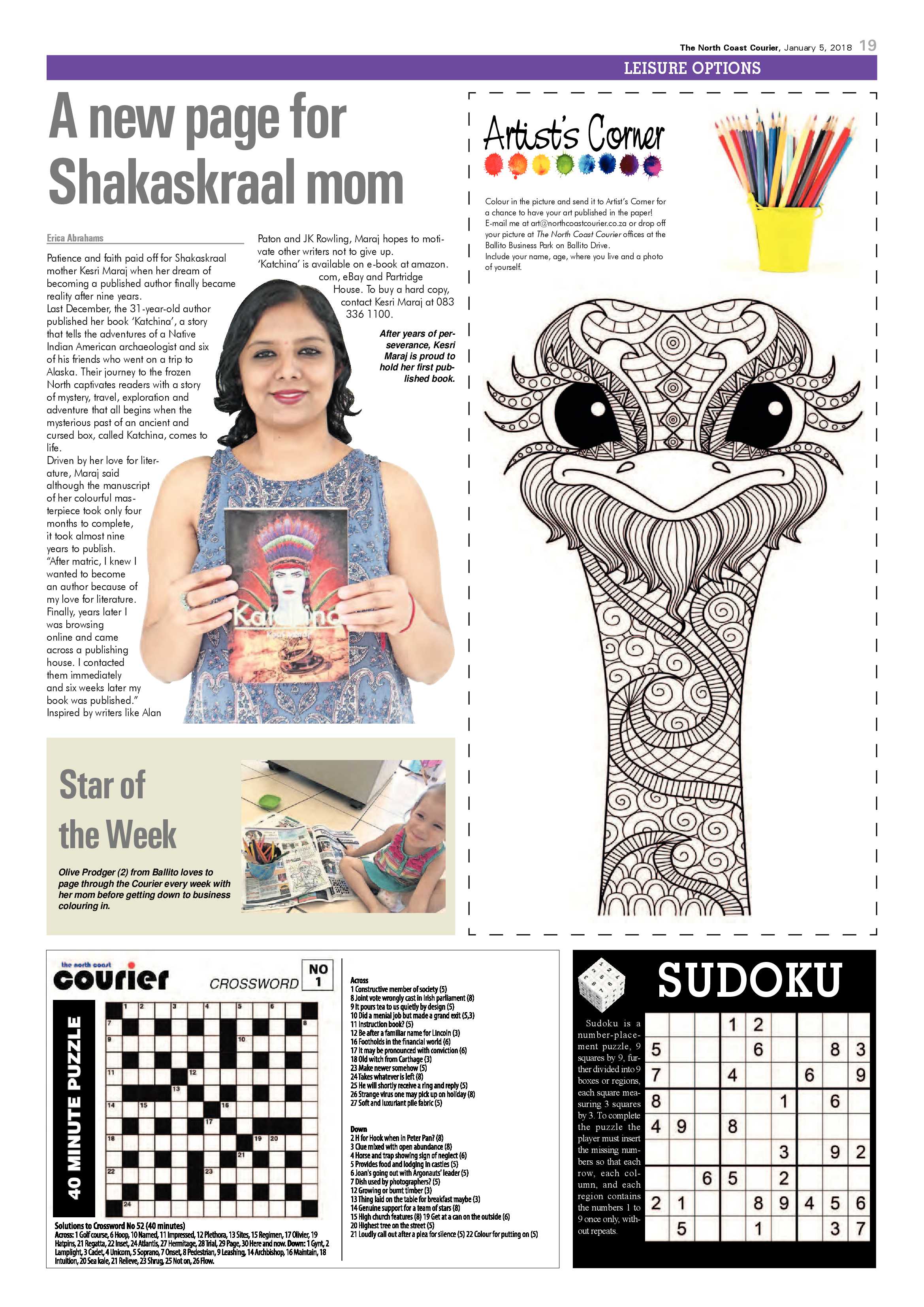 The North Coast Courier – 05 January 2018 page 19