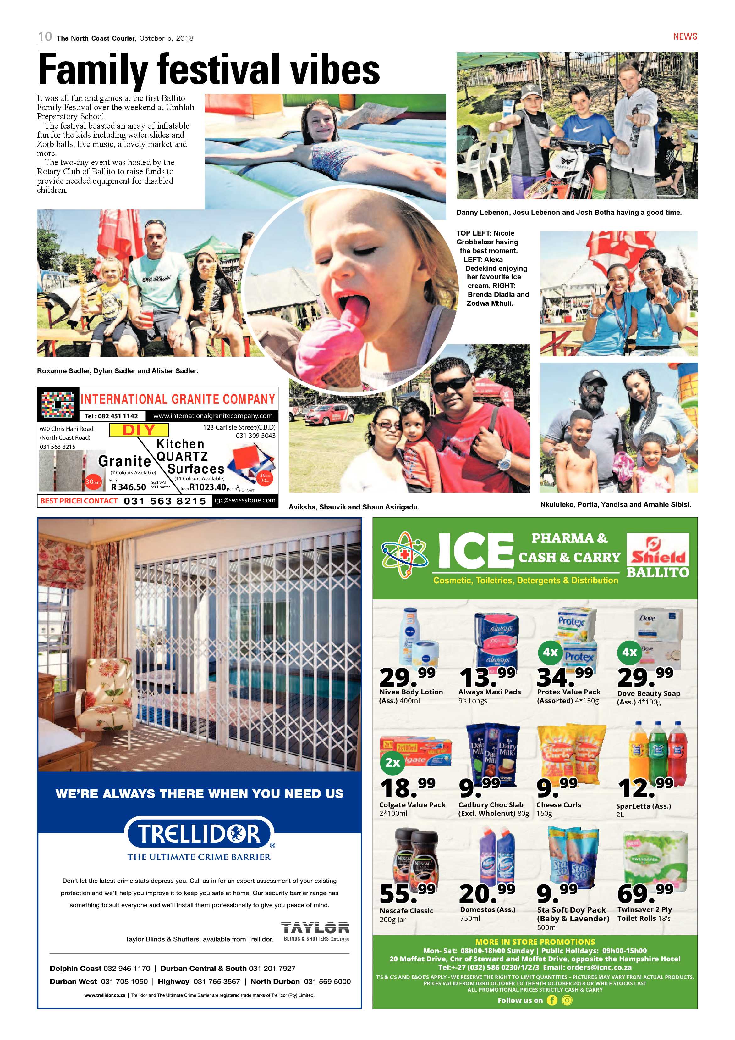 The North Coast Courier – 05 October 2018 page 10