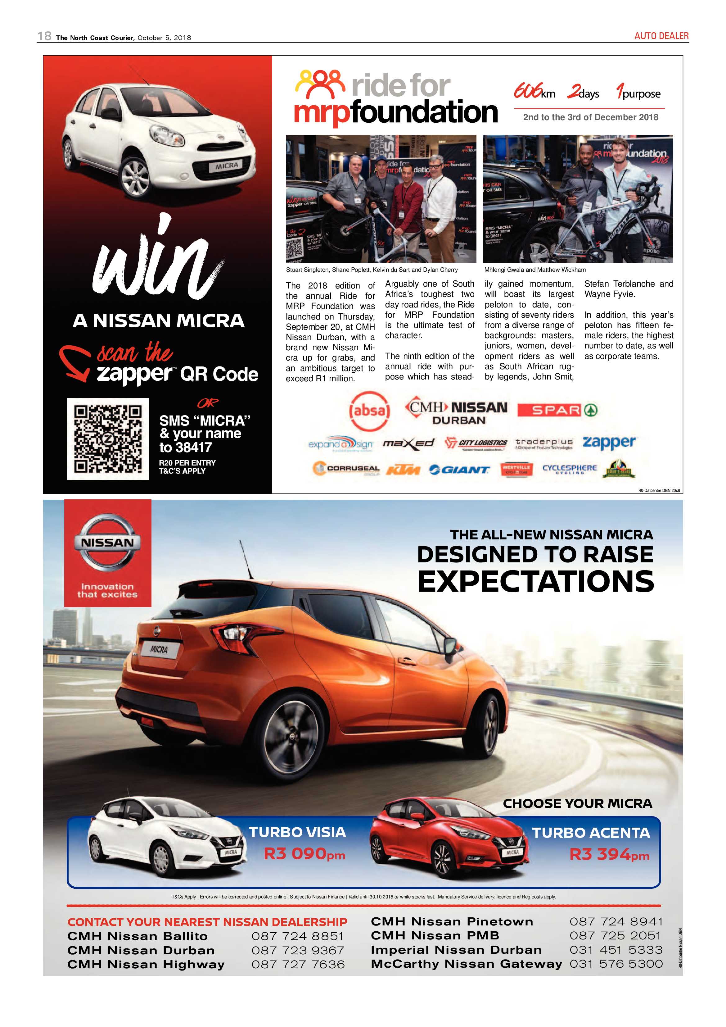 The North Coast Courier – 05 October 2018 page 18