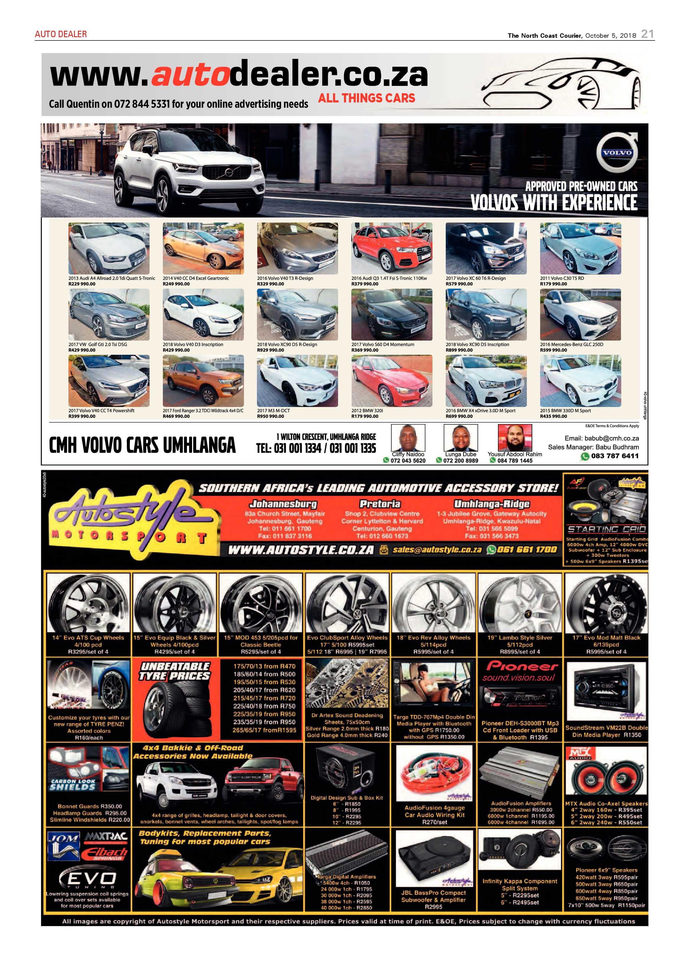 The North Coast Courier – 05 October 2018 page 21