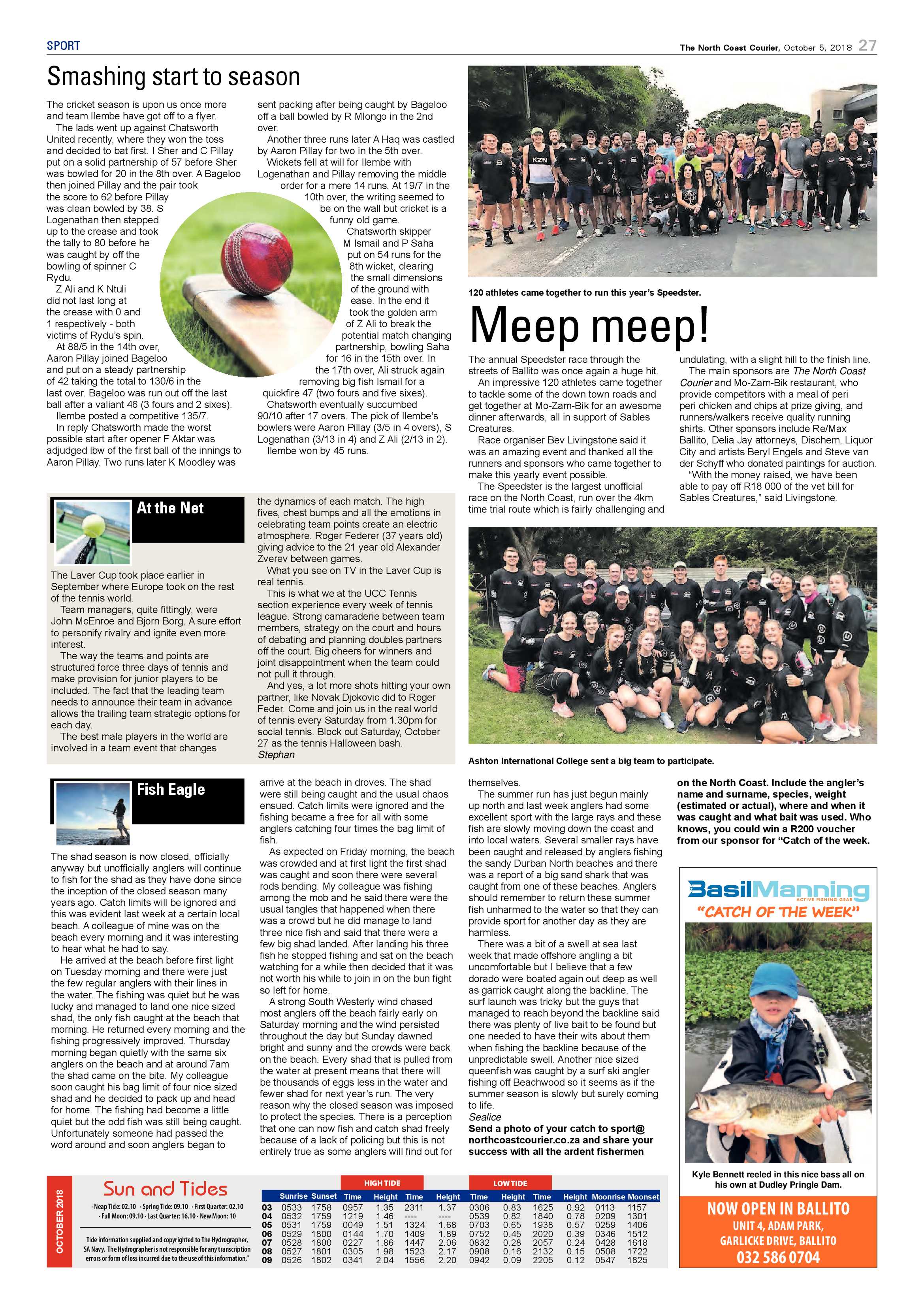 The North Coast Courier – 05 October 2018 page 27