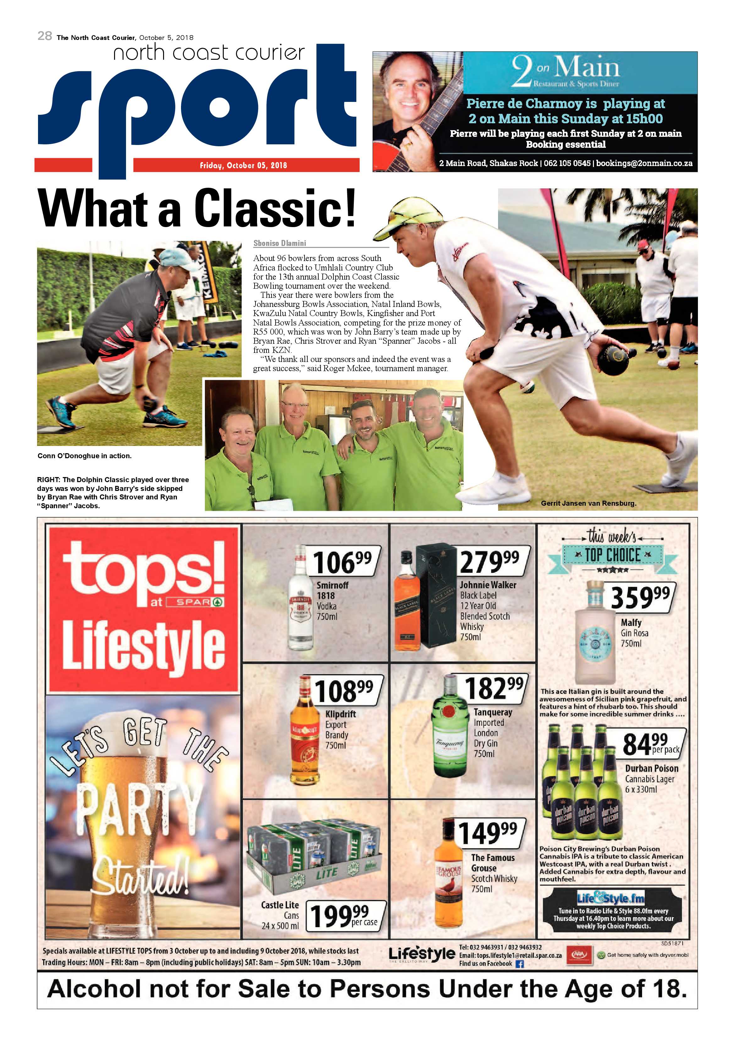 The North Coast Courier – 05 October 2018 page 28
