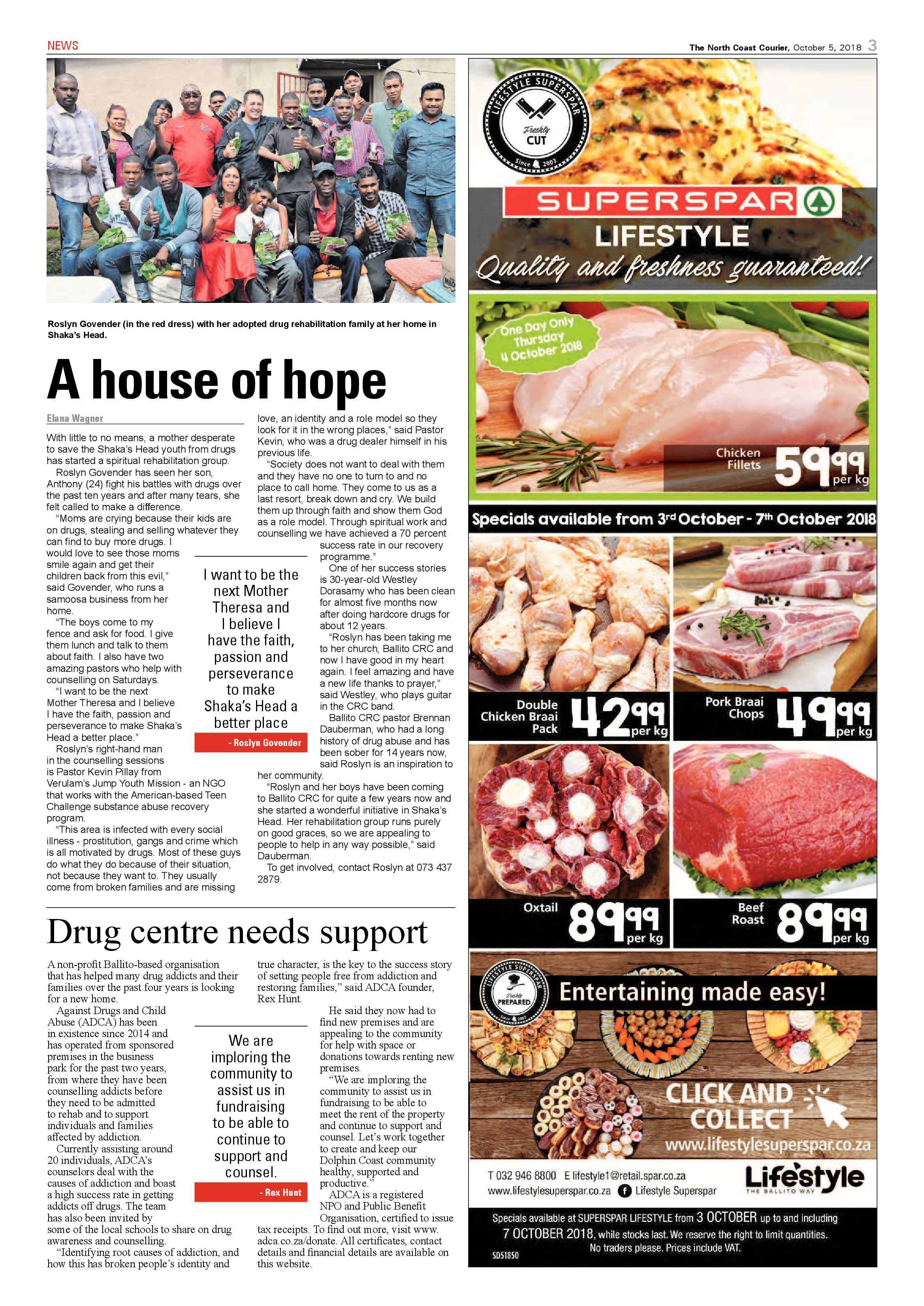 The North Coast Courier – 05 October 2018 page 3