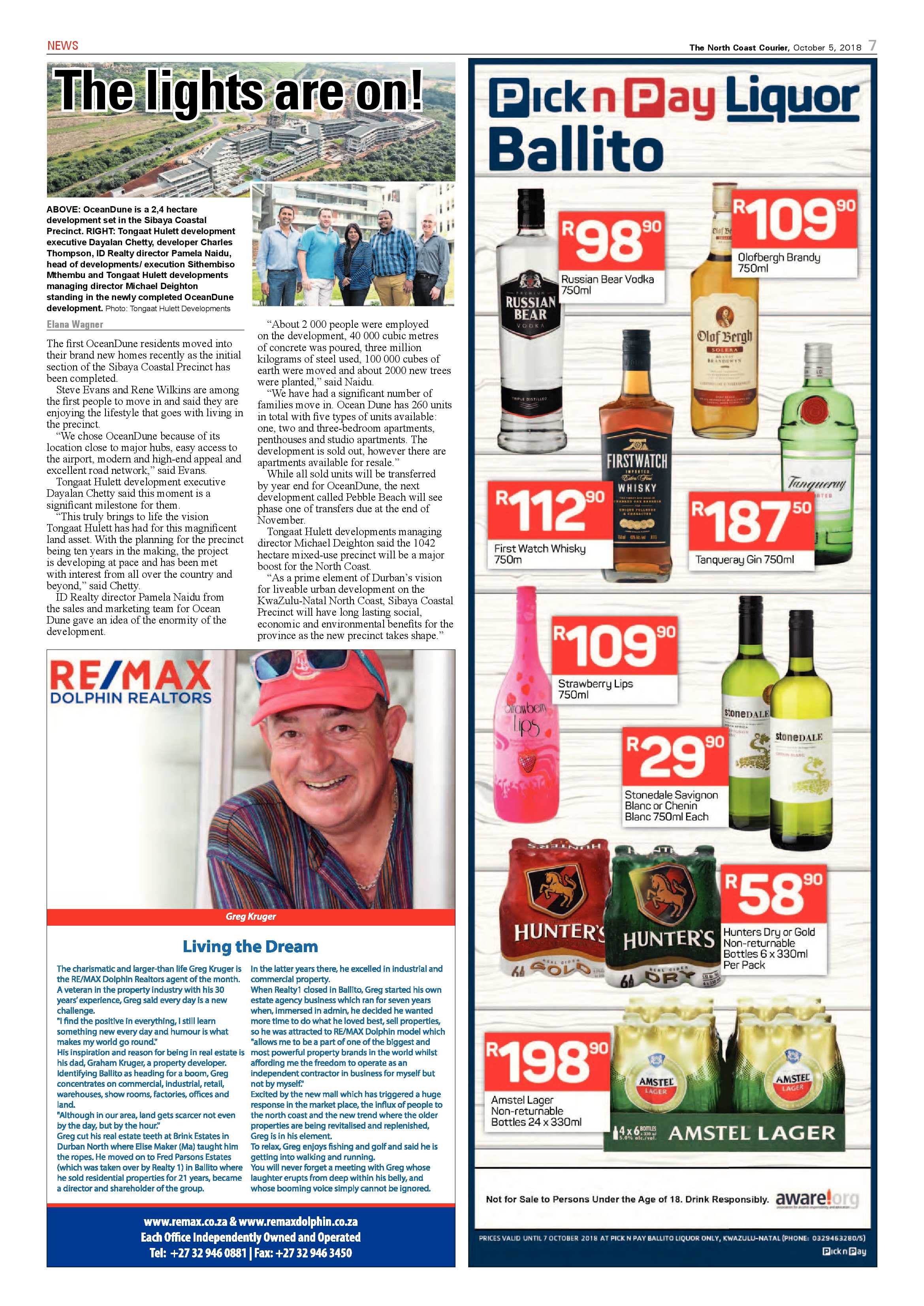The North Coast Courier – 05 October 2018 page 7