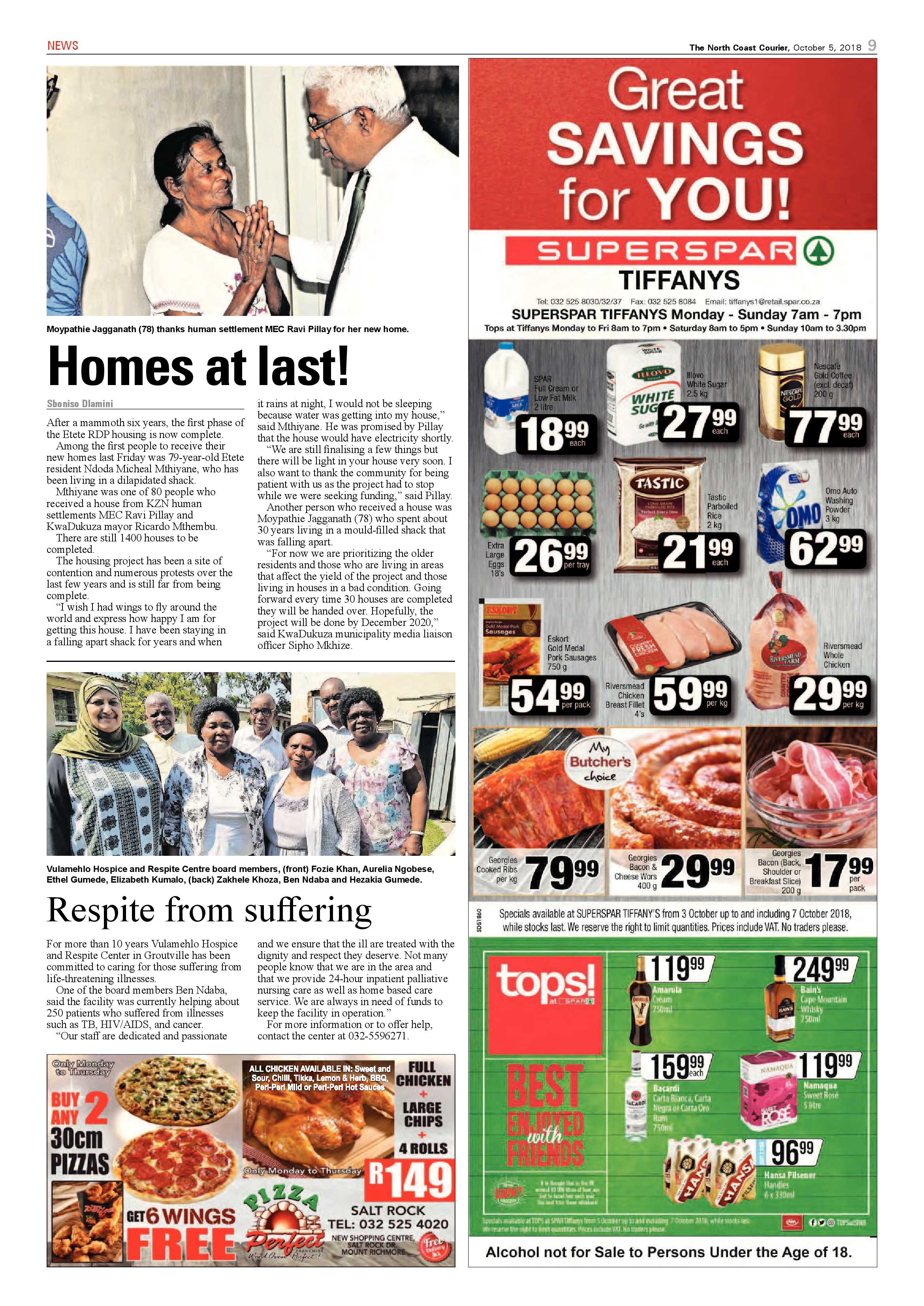 The North Coast Courier – 05 October 2018 page 9