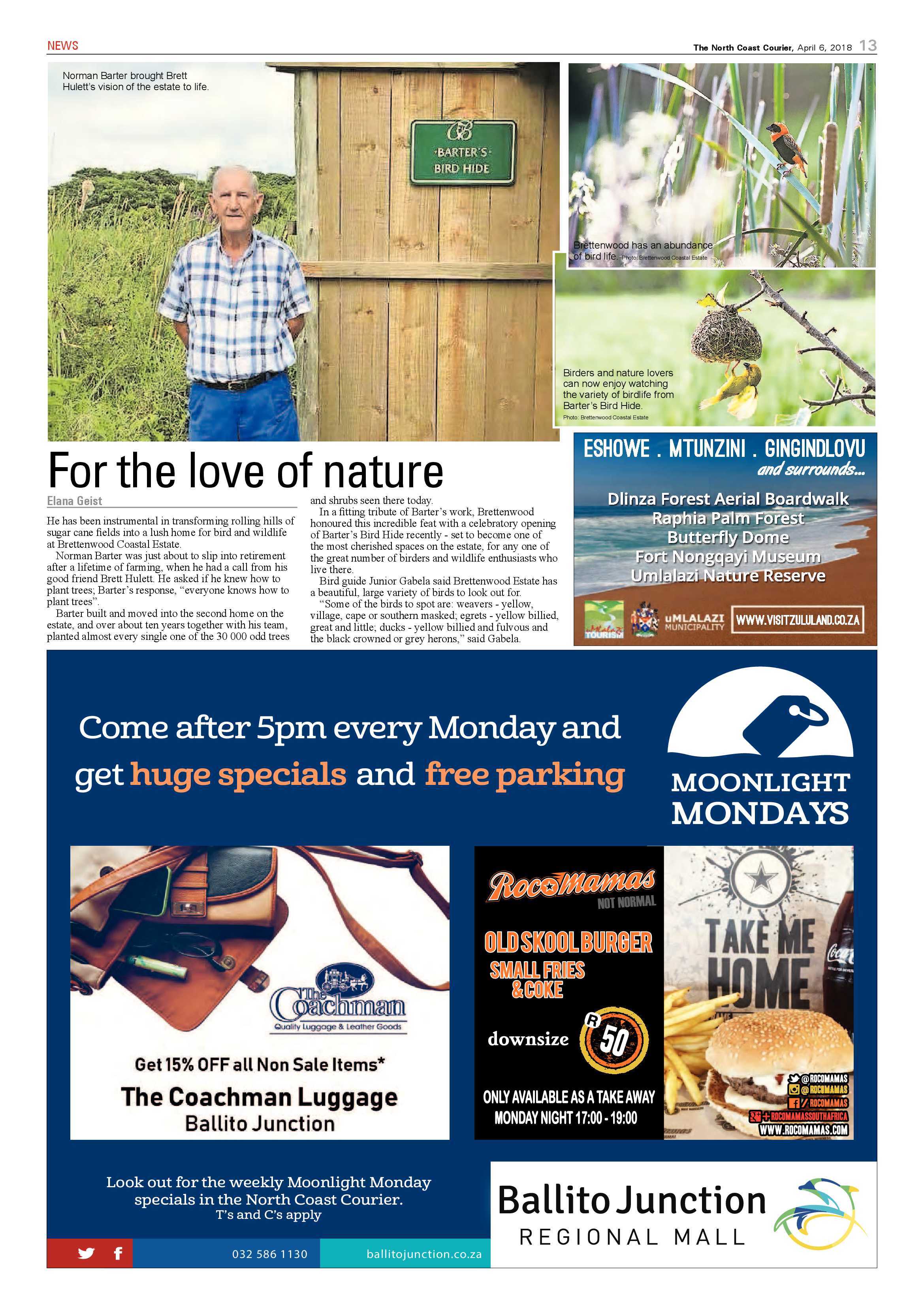 The North Coast Courier – 06 April 2018 page 13