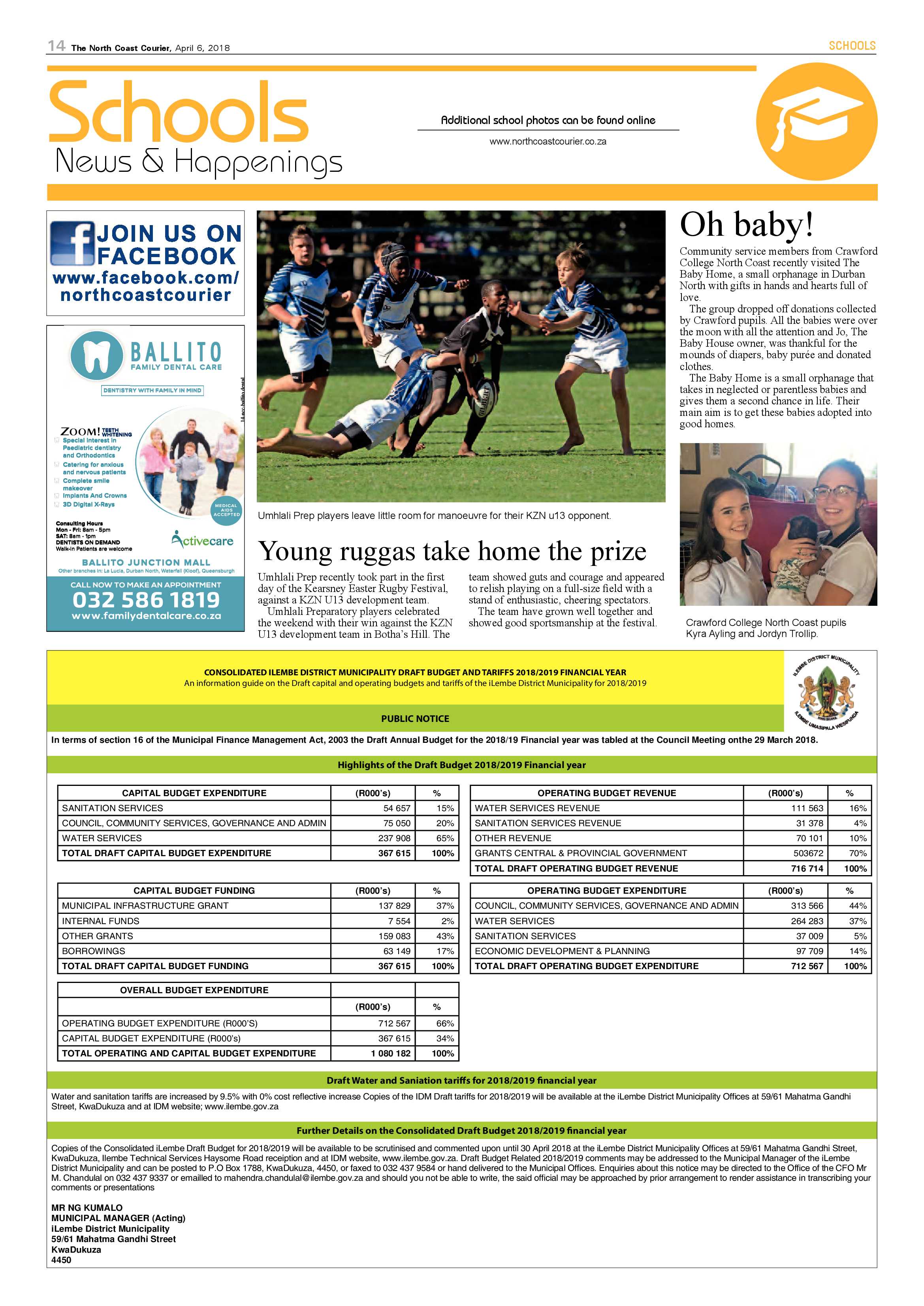 The North Coast Courier – 06 April 2018 page 14