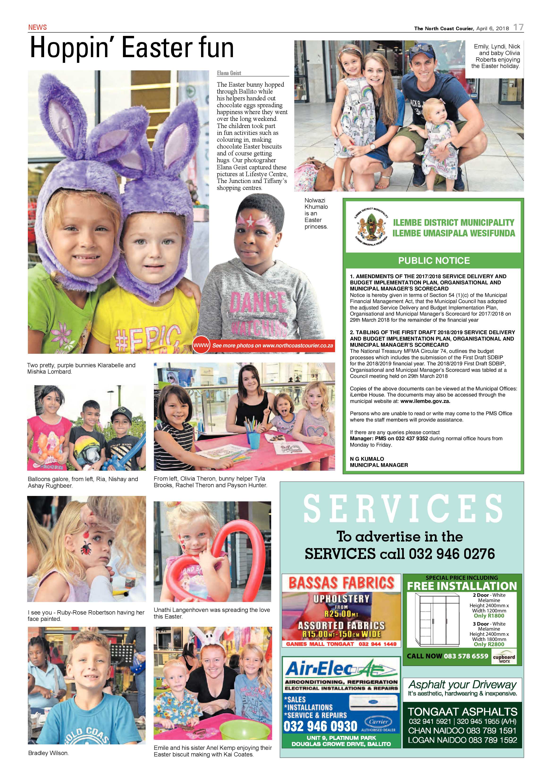 The North Coast Courier – 06 April 2018 page 17