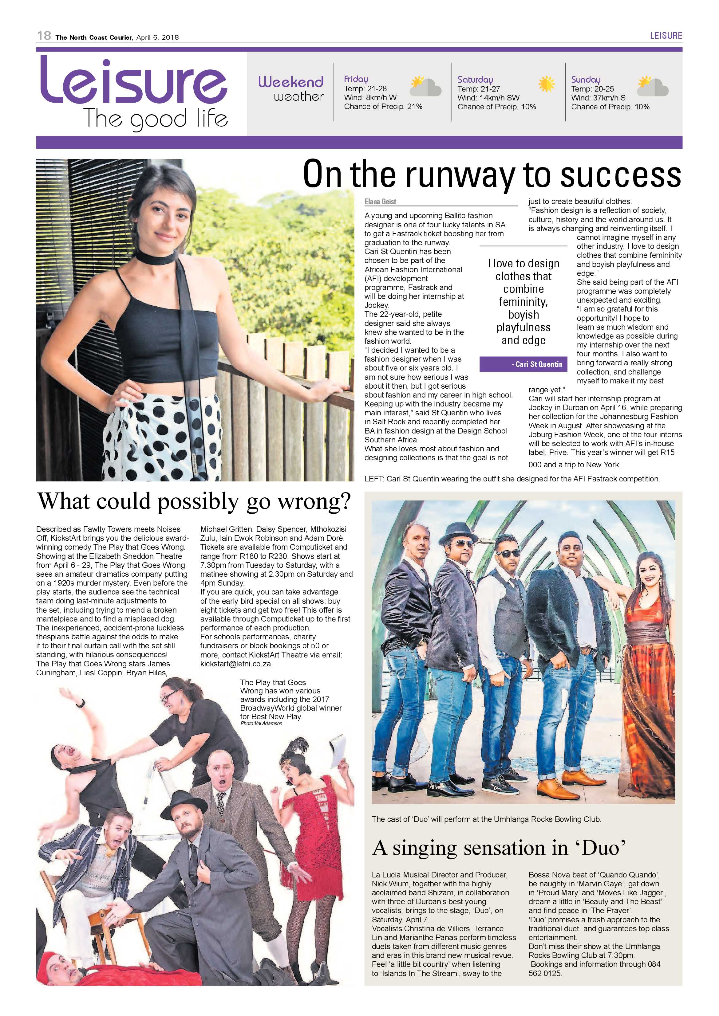 The North Coast Courier – 06 April 2018 page 18