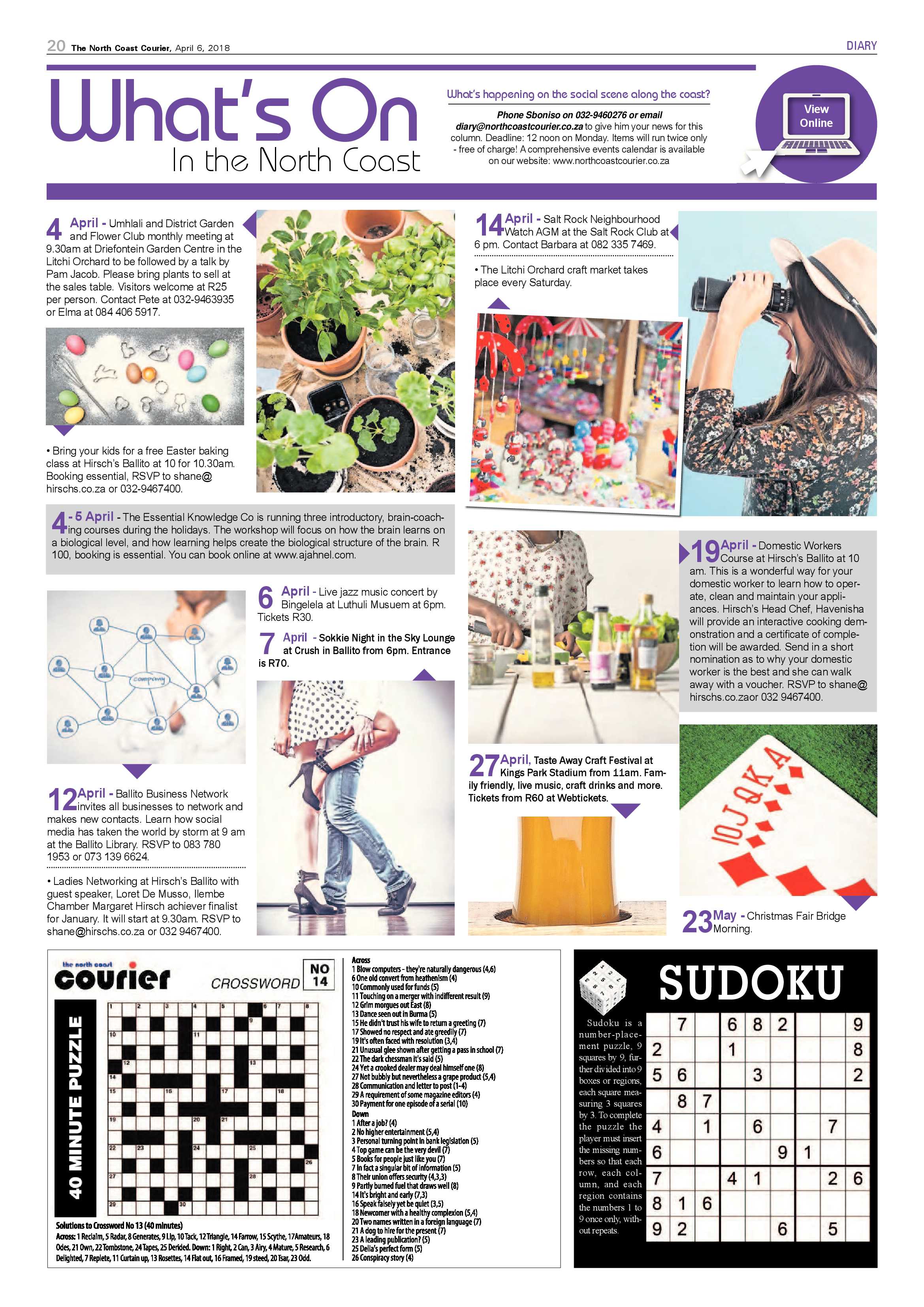 The North Coast Courier – 06 April 2018 page 20