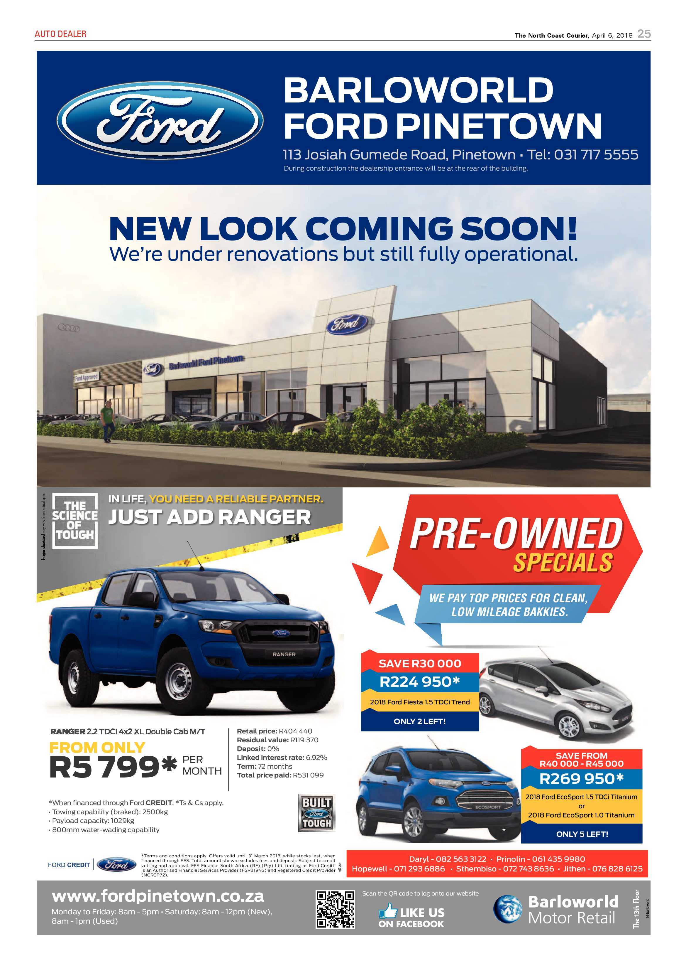 The North Coast Courier – 06 April 2018 page 25