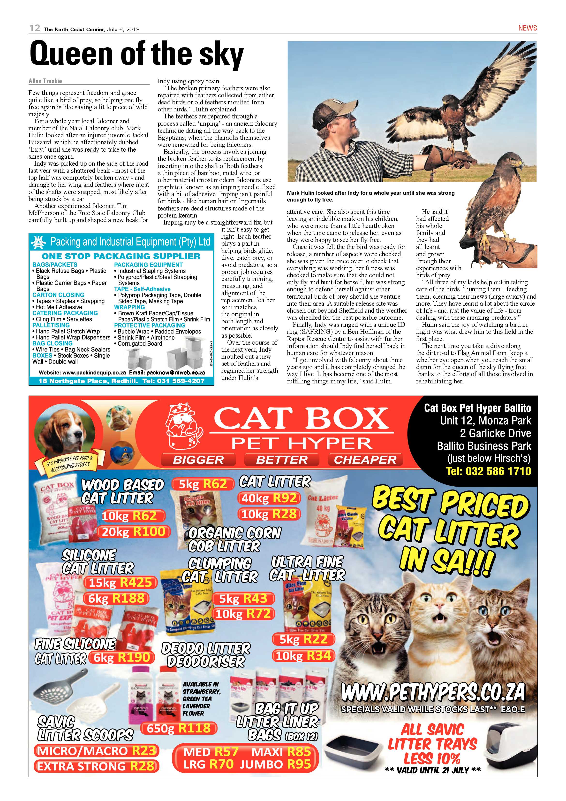 The North Coast Courier – 06 July 2018 page 12
