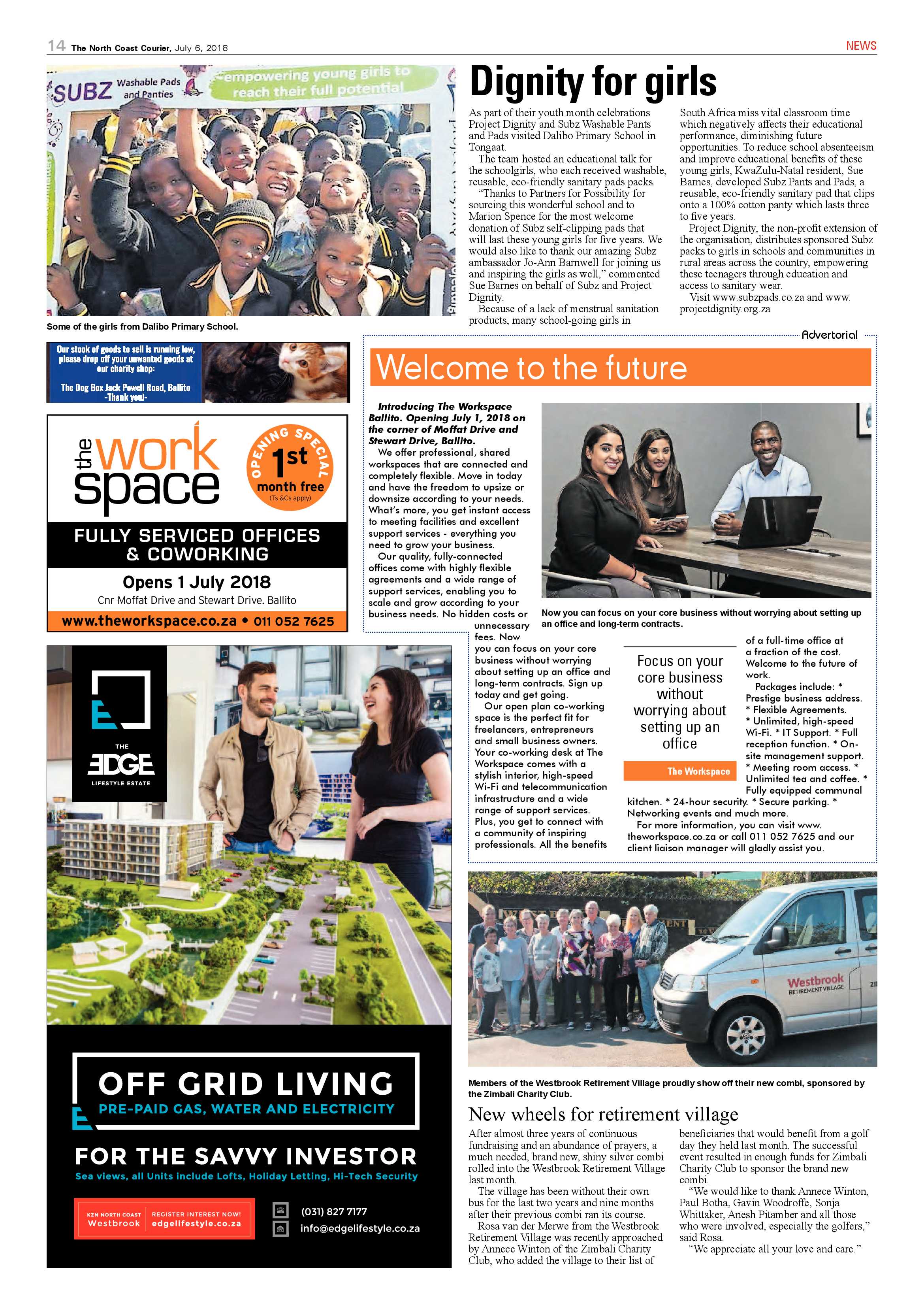 The North Coast Courier – 06 July 2018 page 14
