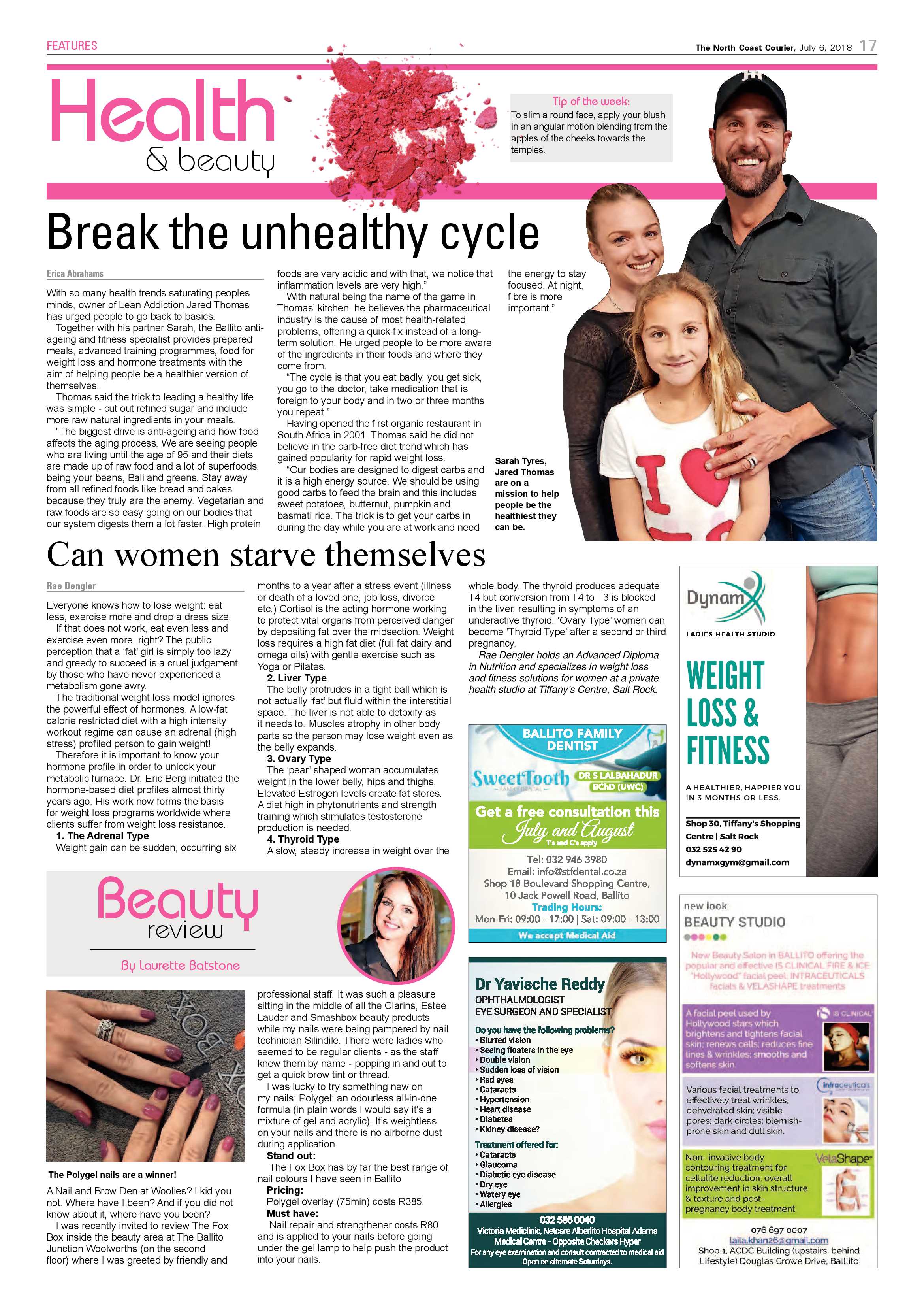 The North Coast Courier – 06 July 2018 page 17