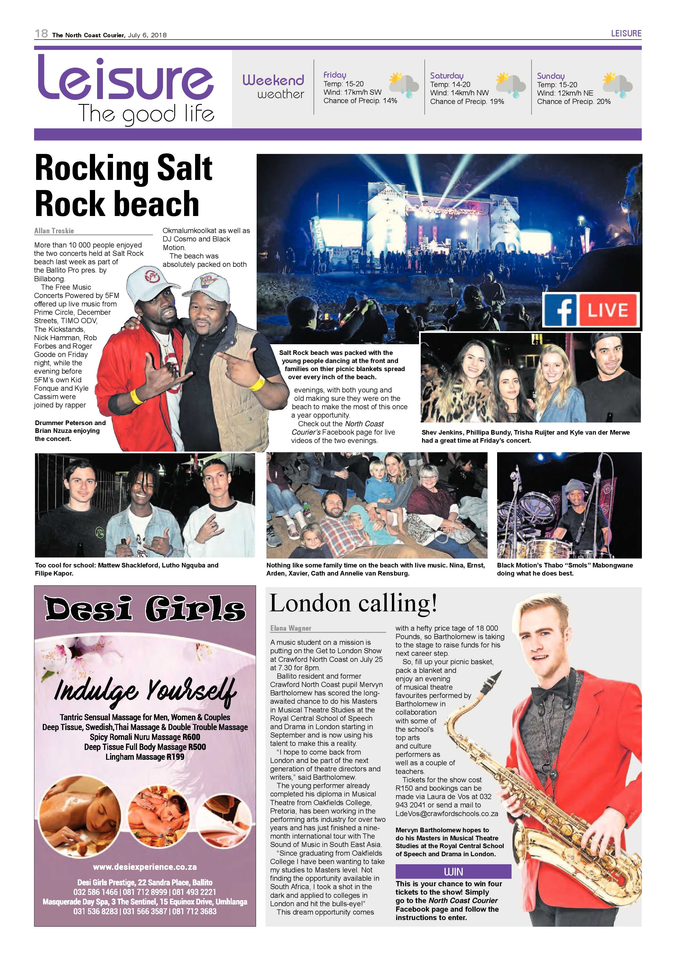 The North Coast Courier – 06 July 2018 page 18