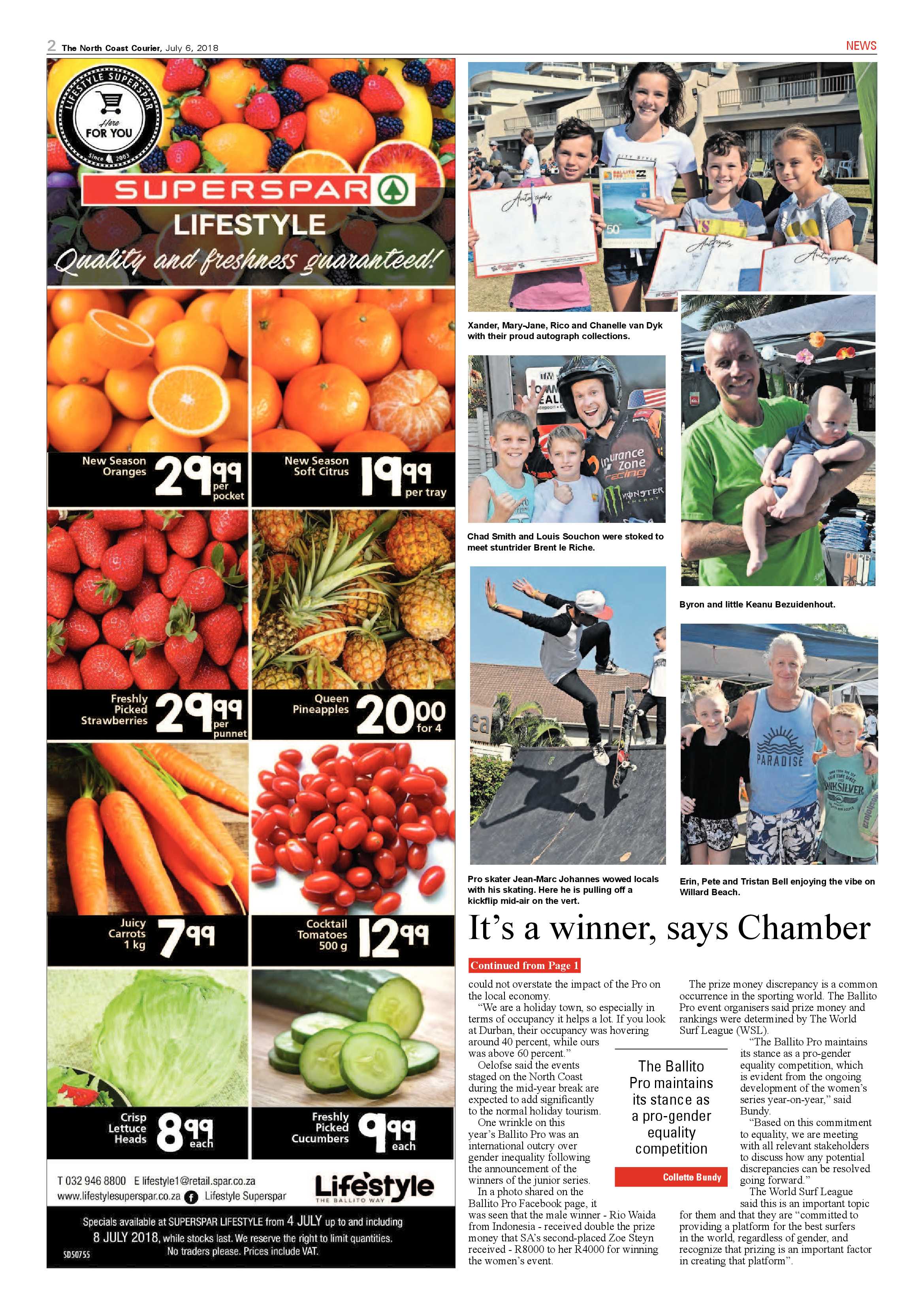 The North Coast Courier – 06 July 2018 page 2