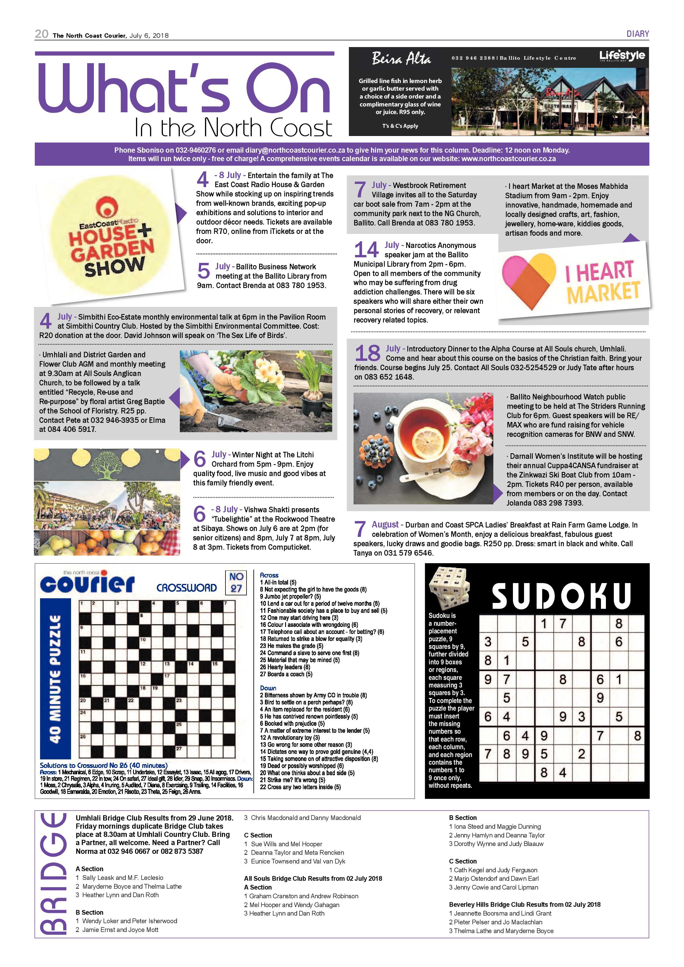 The North Coast Courier – 06 July 2018 page 20