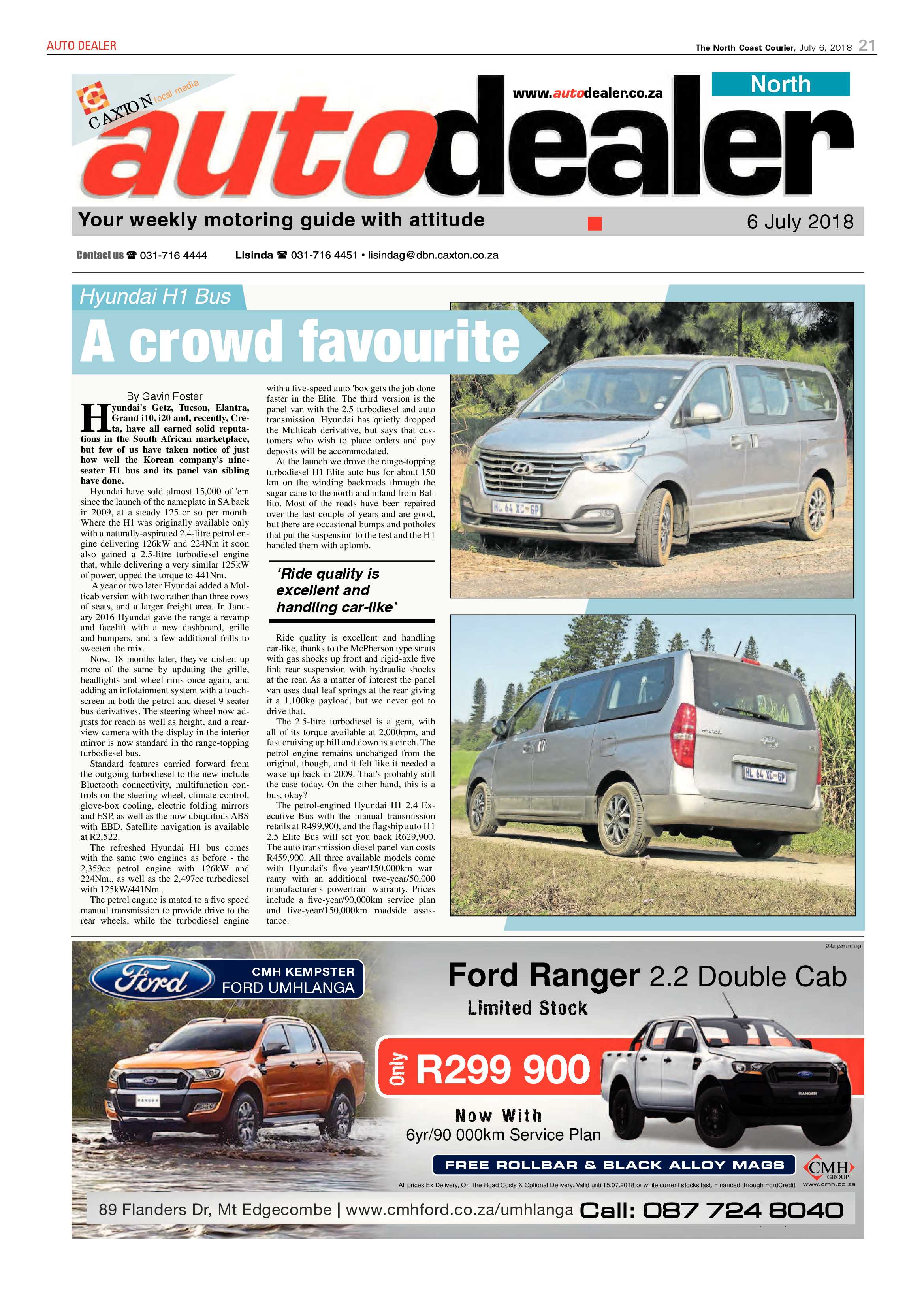 The North Coast Courier – 06 July 2018 page 21