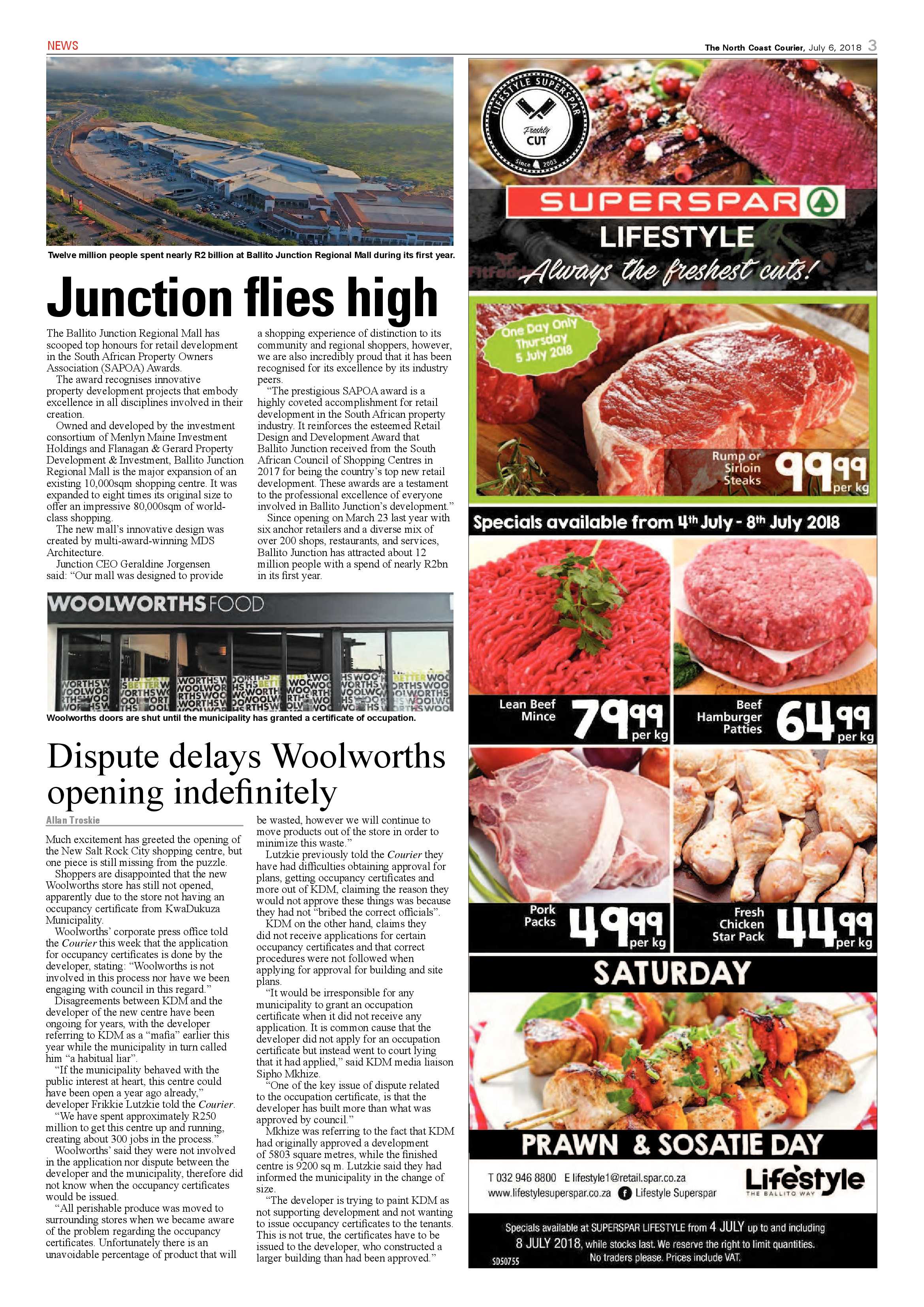 The North Coast Courier – 06 July 2018 page 3