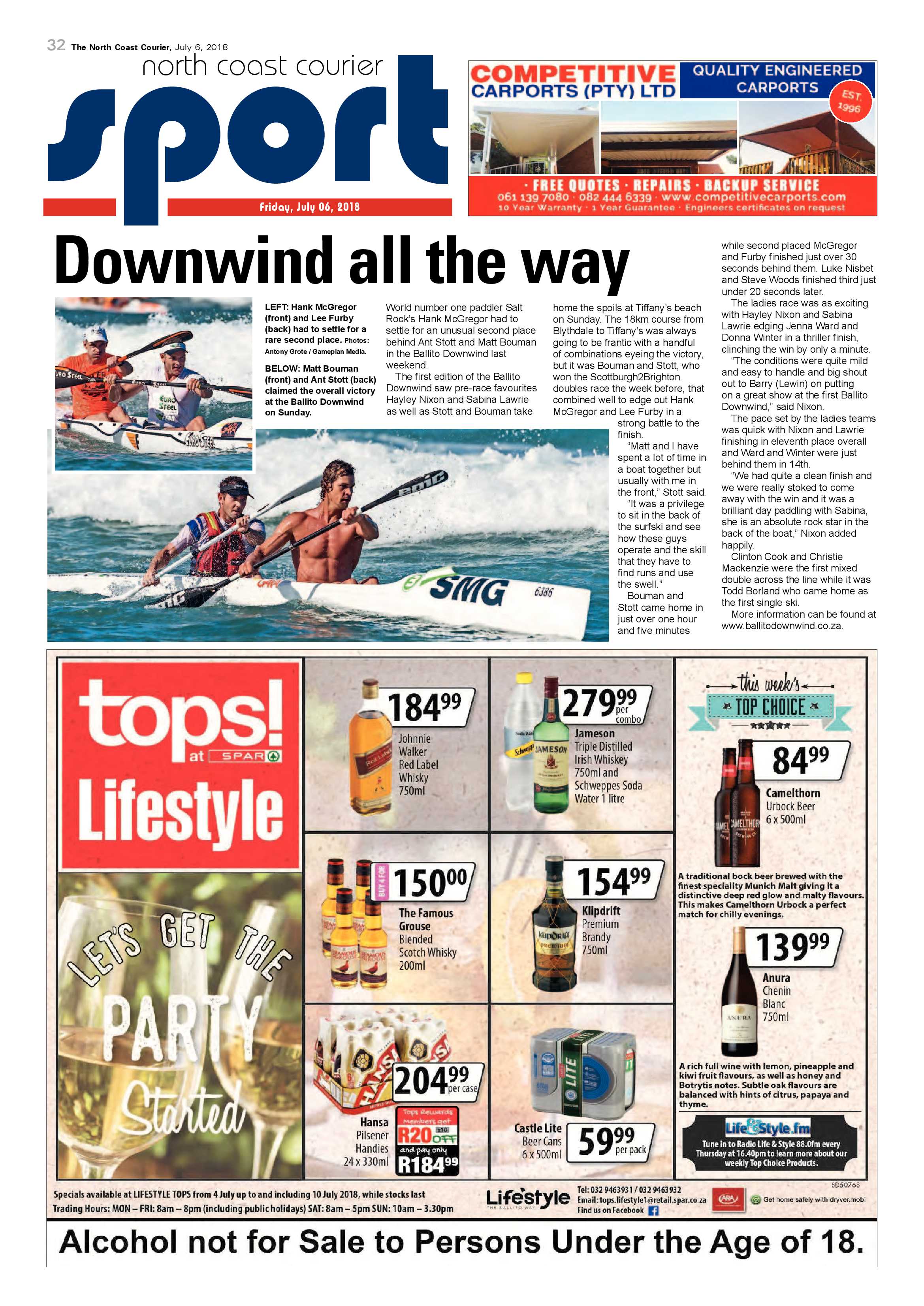 The North Coast Courier – 06 July 2018 page 32