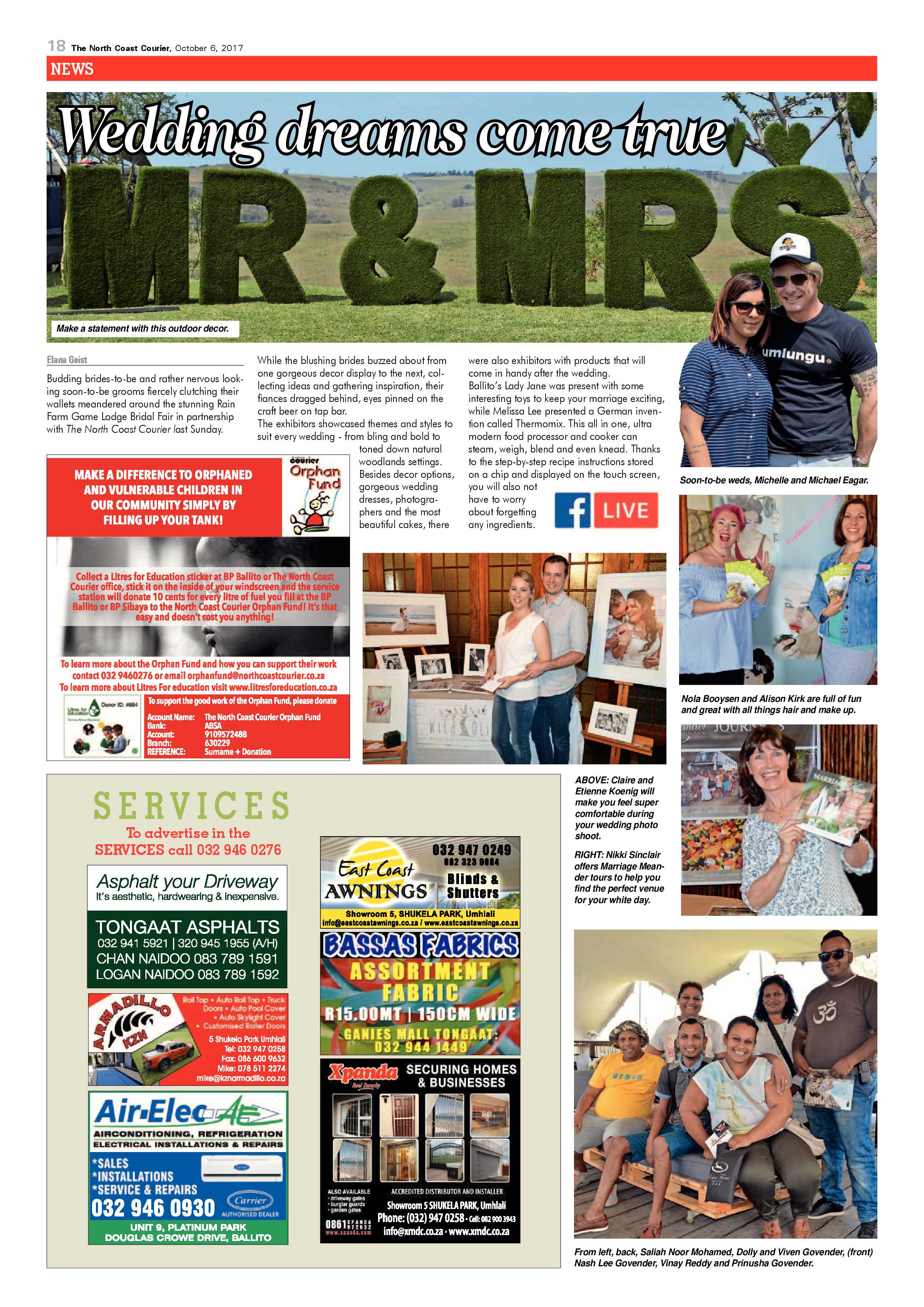 The North Coast Courier – 06 October 2017 page 18