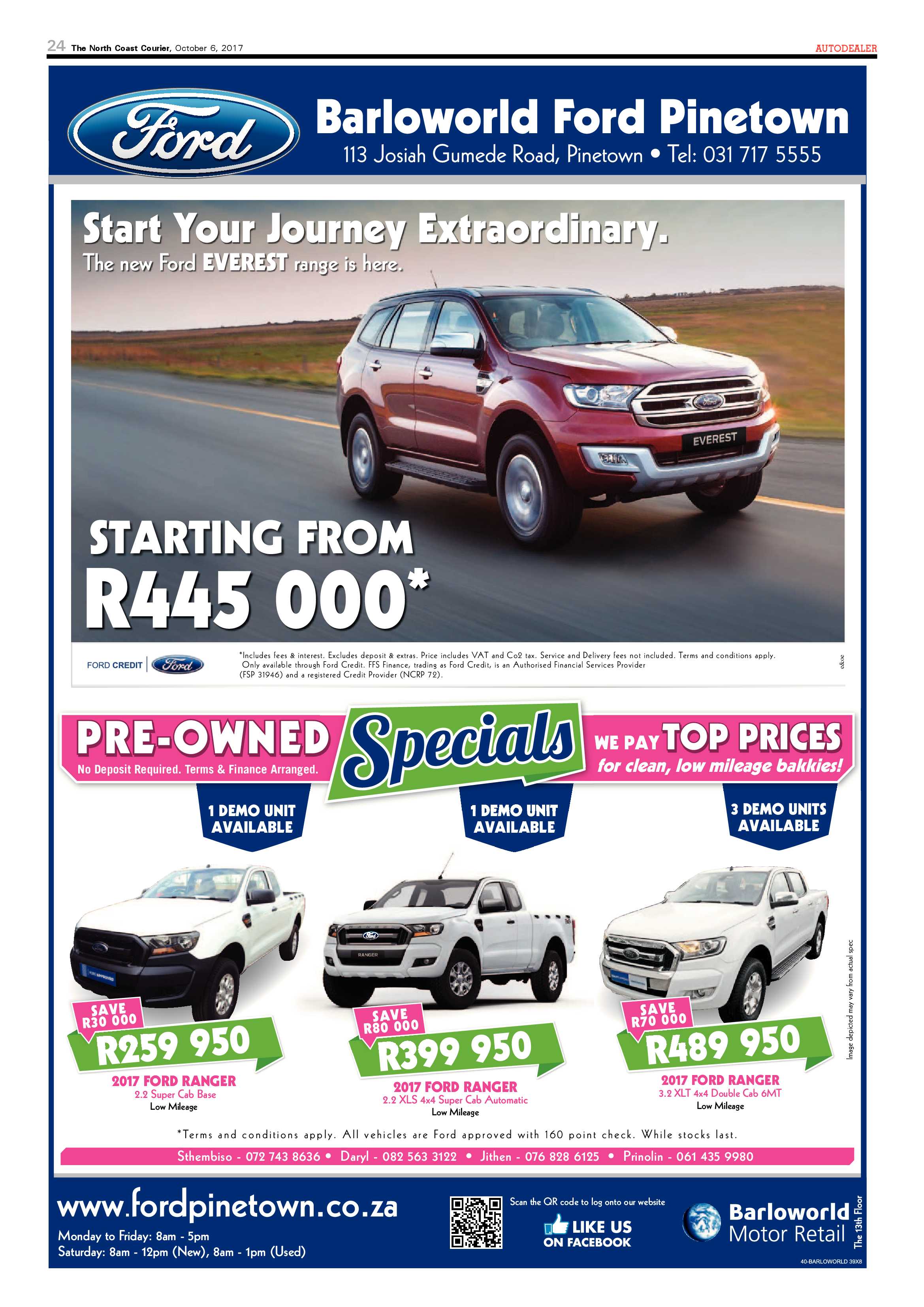 The North Coast Courier – 06 October 2017 page 24