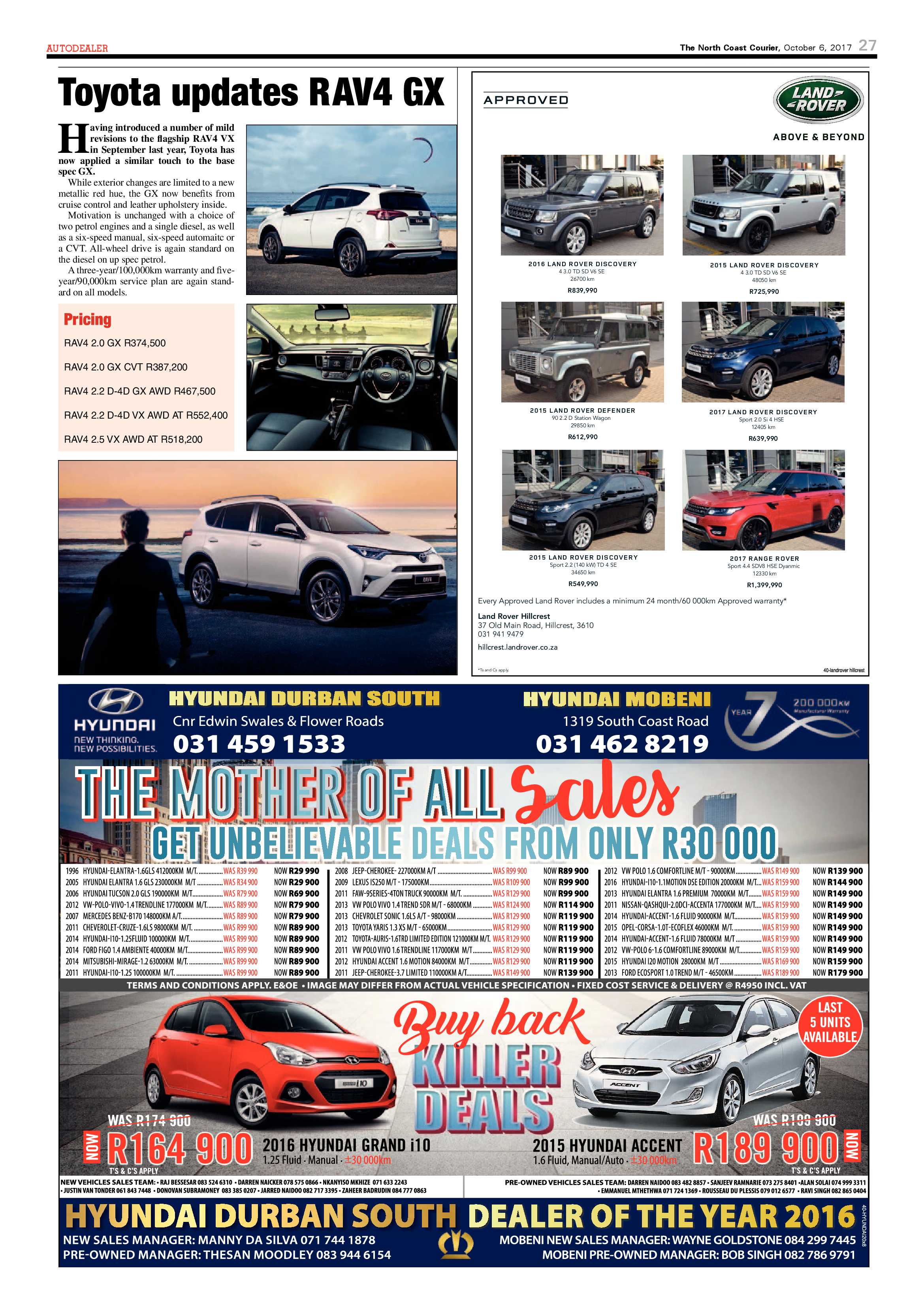 The North Coast Courier – 06 October 2017 page 27
