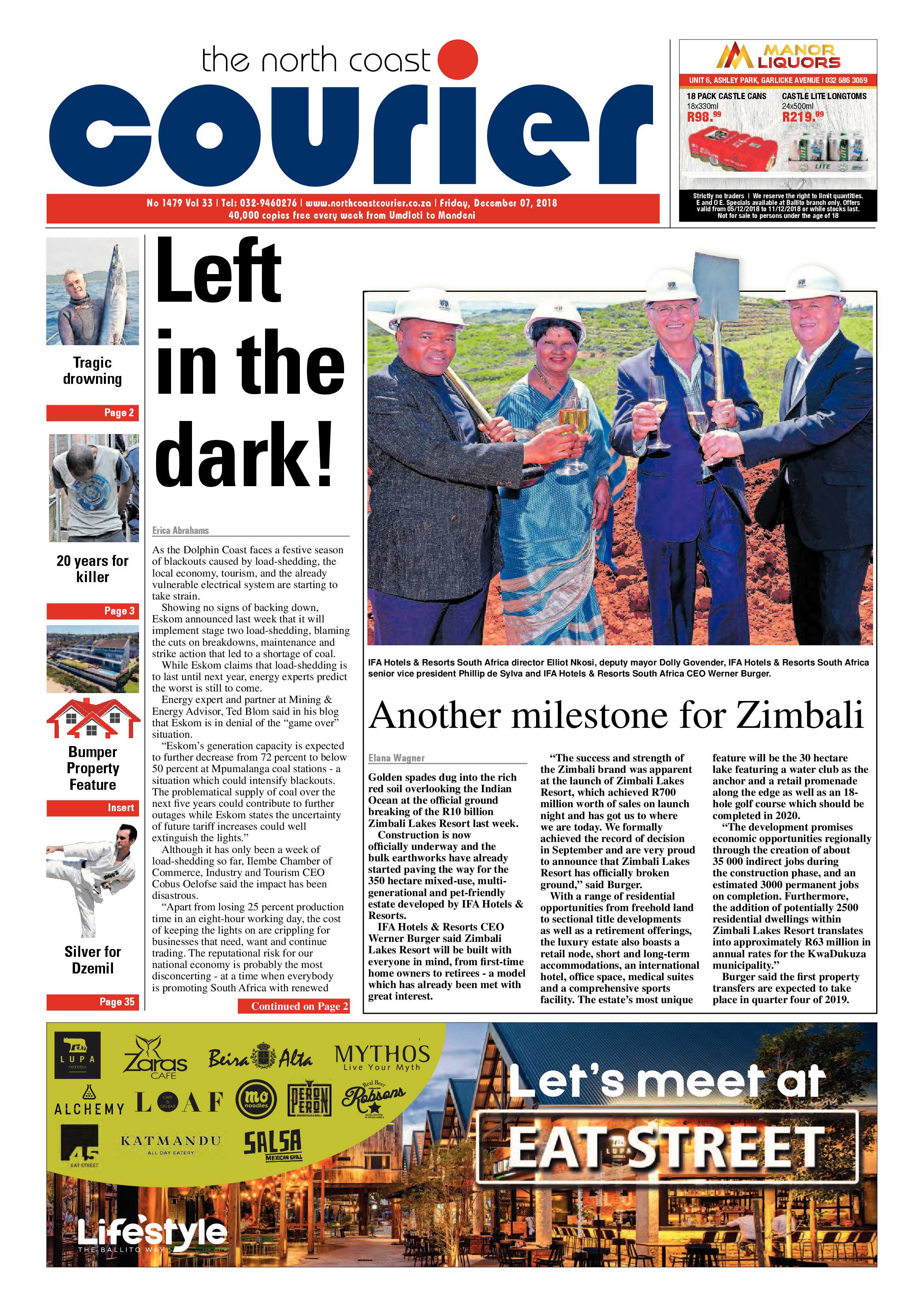 The North Coast Courier – 07 December 2018 page 1