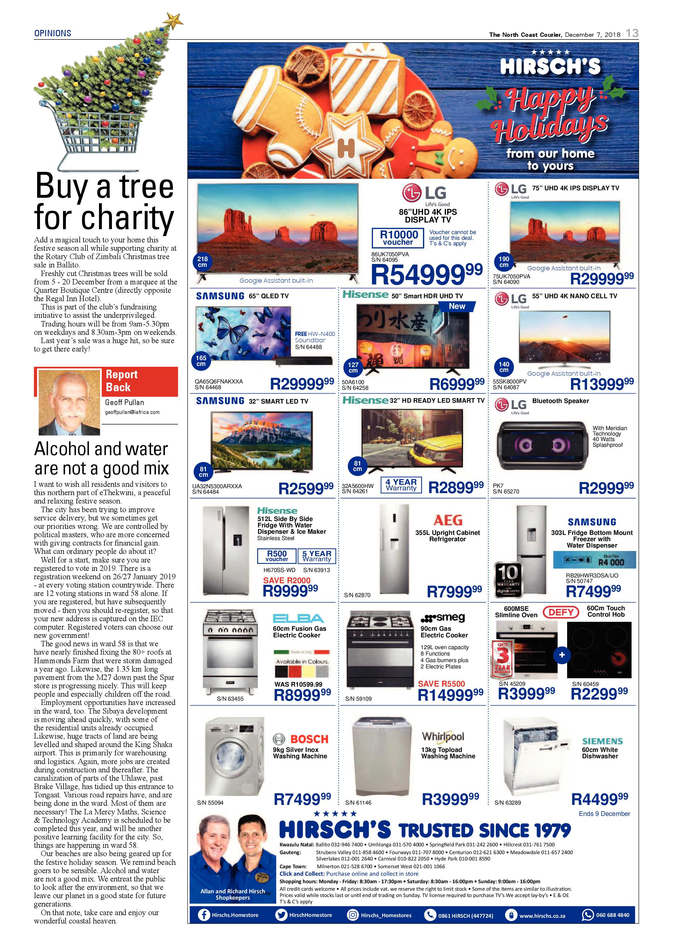 The North Coast Courier – 07 December 2018 page 13