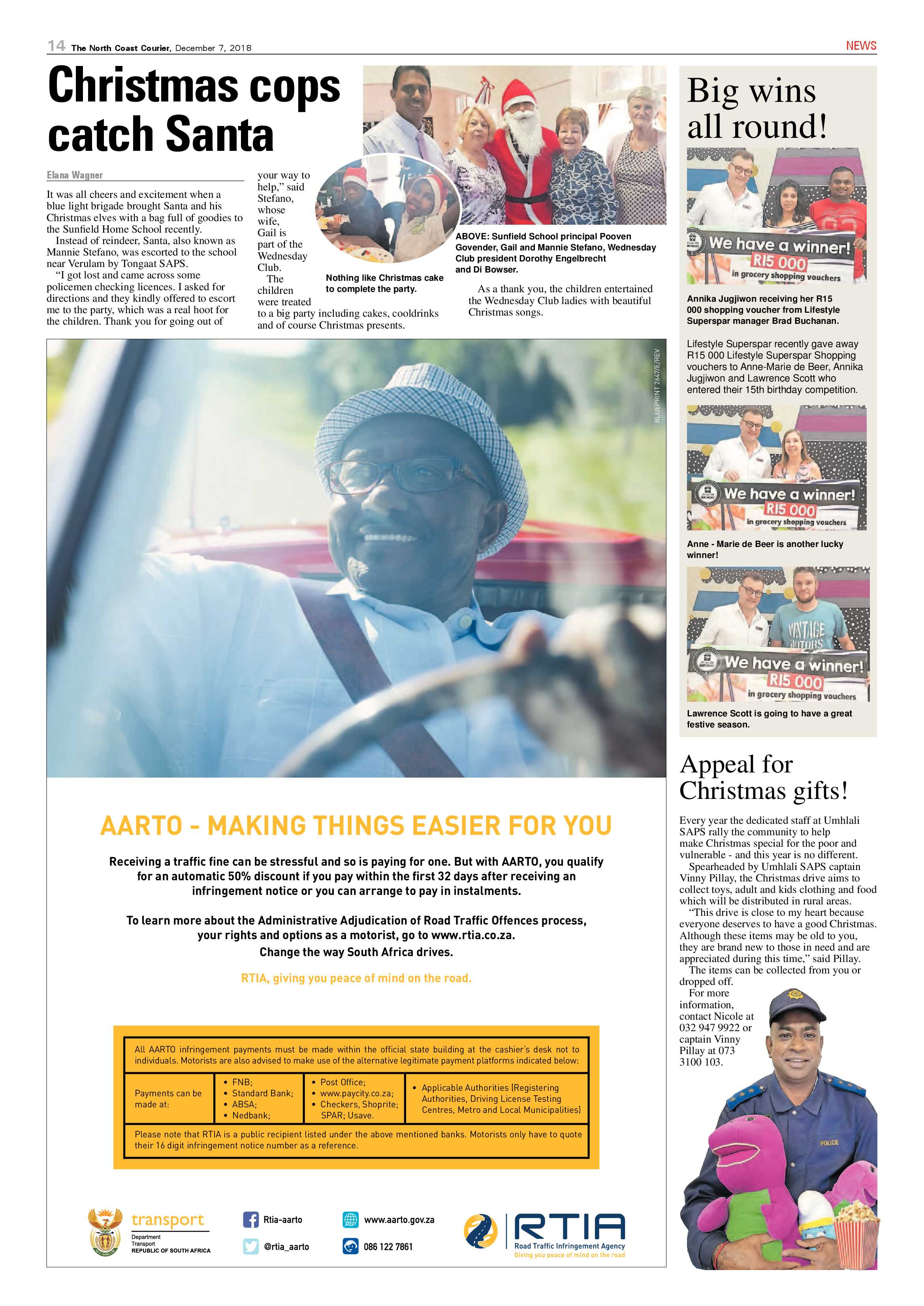 The North Coast Courier – 07 December 2018 page 14