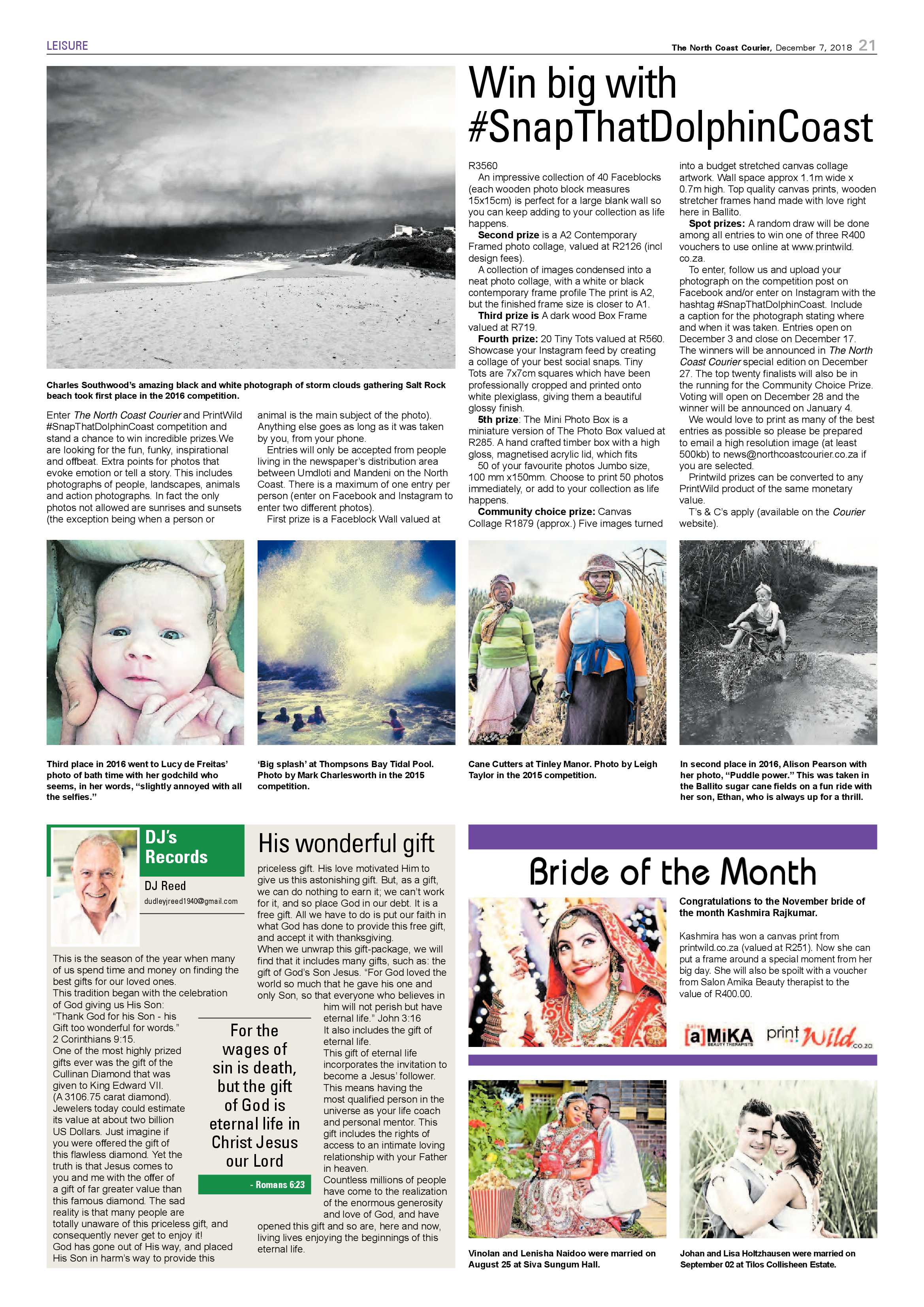 The North Coast Courier – 07 December 2018 page 21