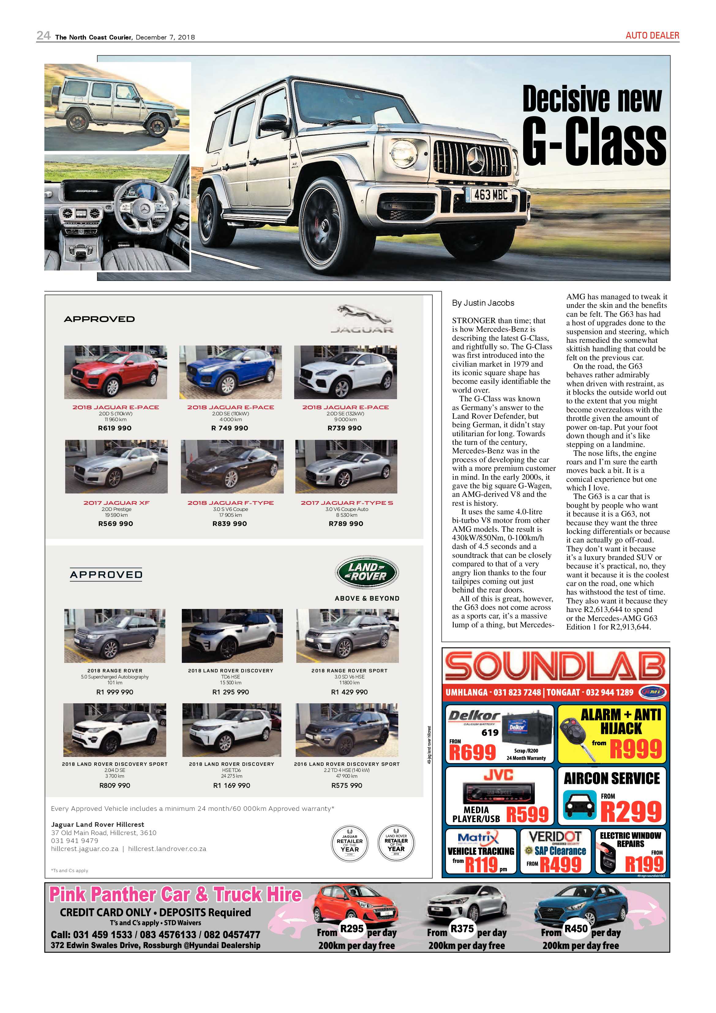 The North Coast Courier – 07 December 2018 page 24