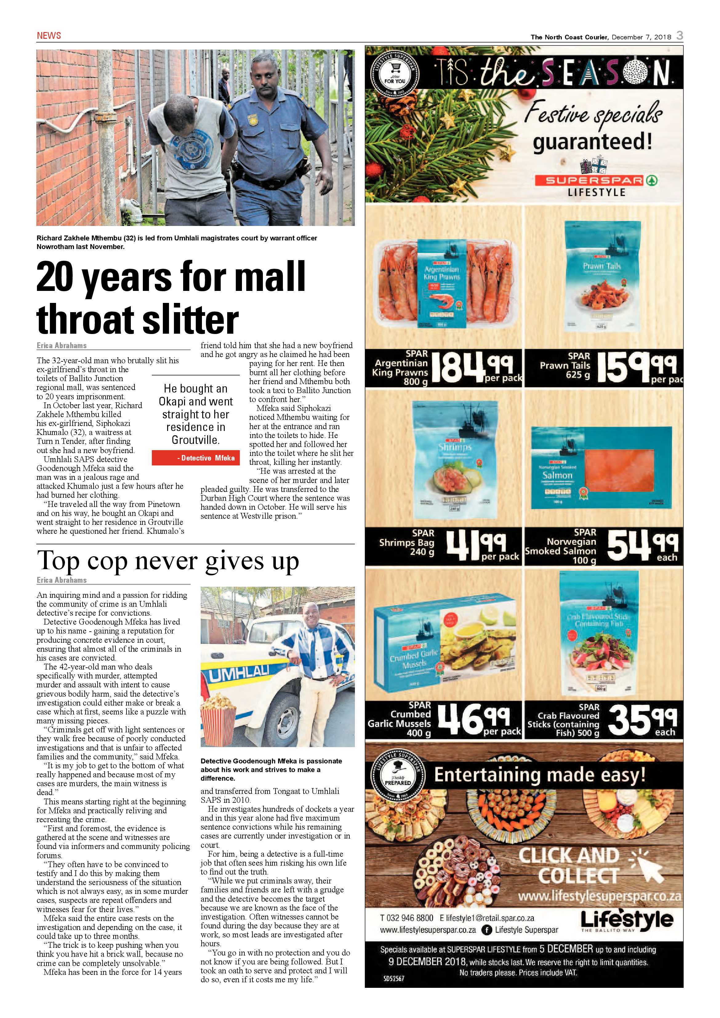 The North Coast Courier – 07 December 2018 page 3