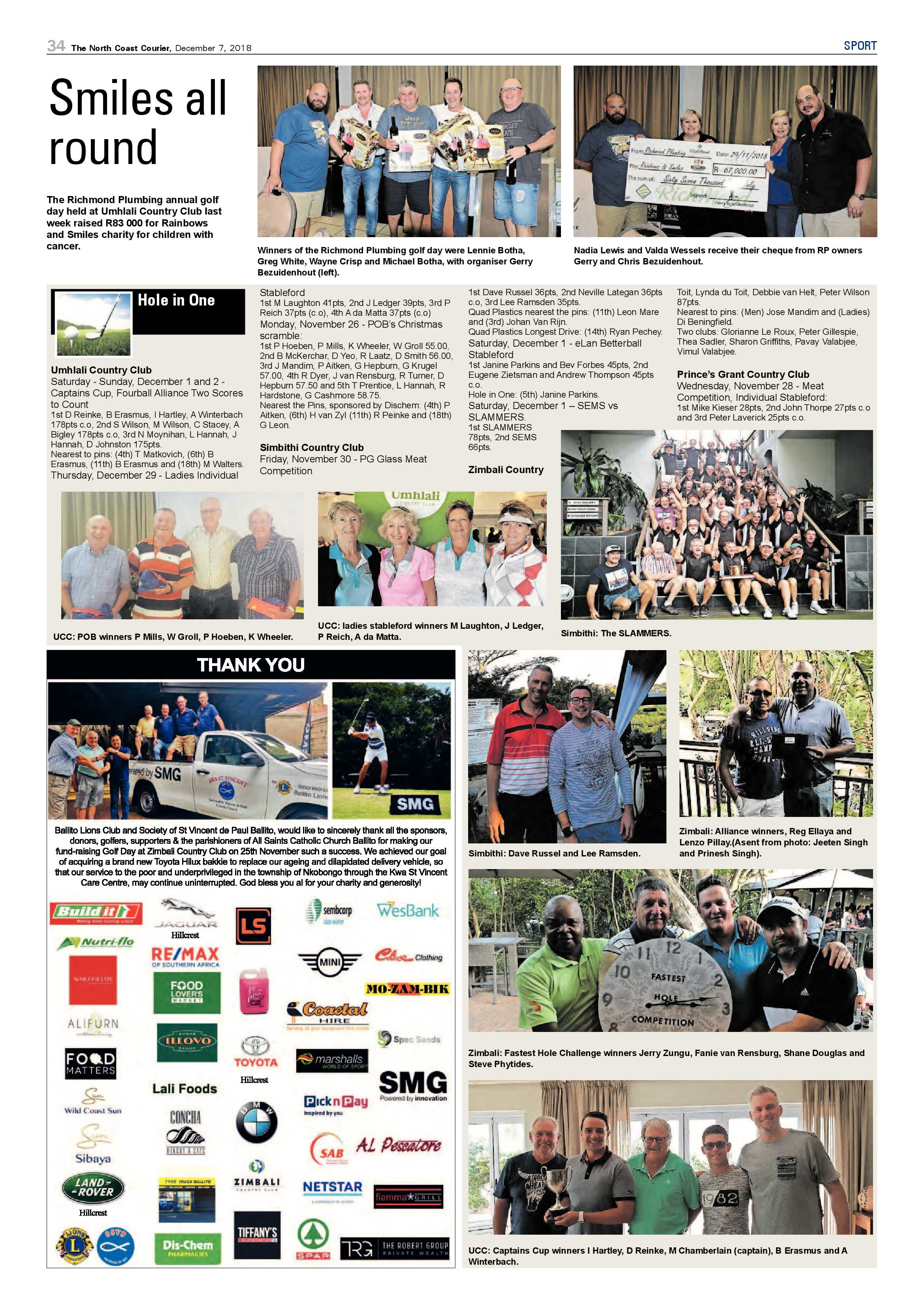 The North Coast Courier – 07 December 2018 page 34