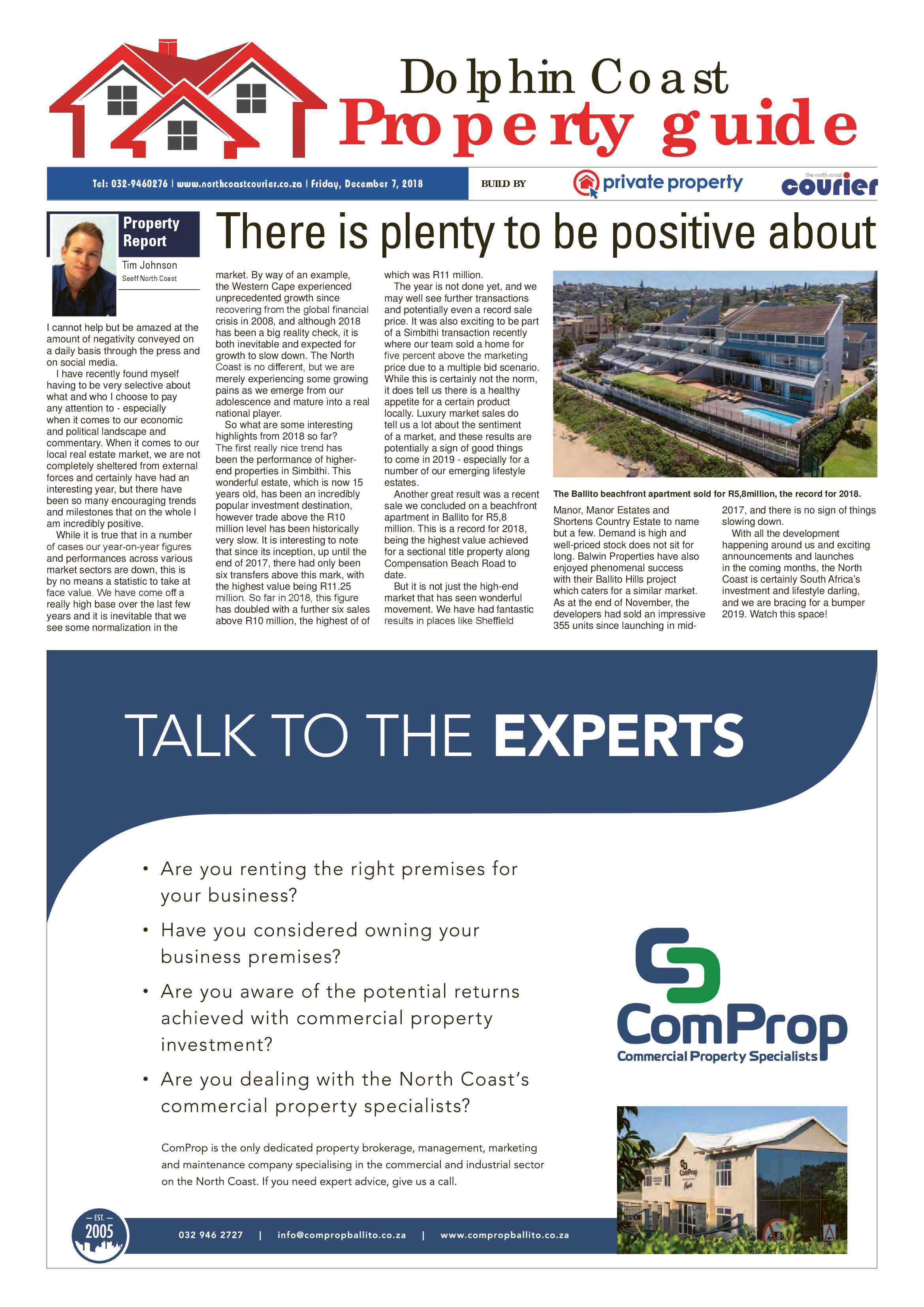 The North Coast Courier – 07 December 2018 page 37