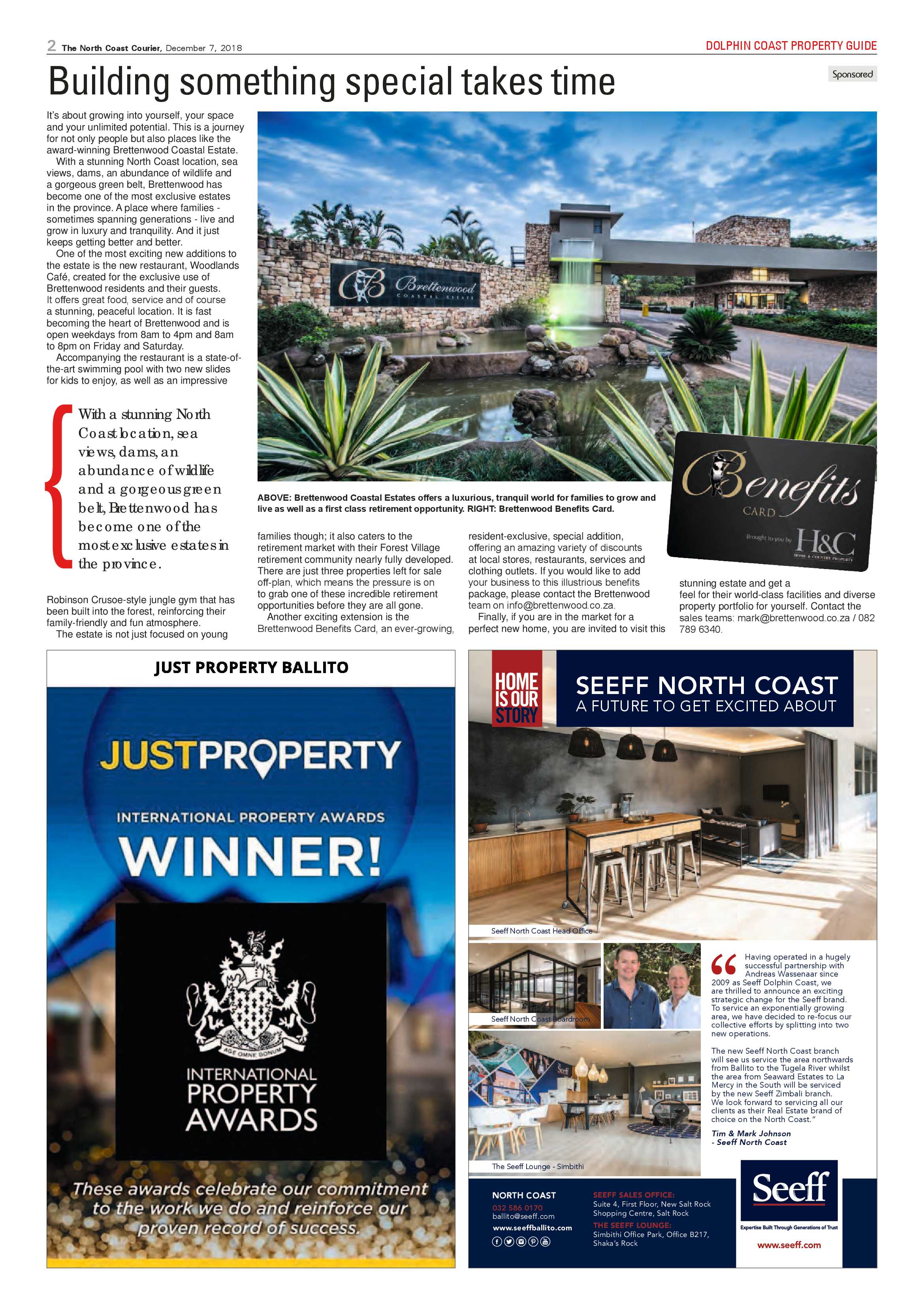 The North Coast Courier – 07 December 2018 page 38