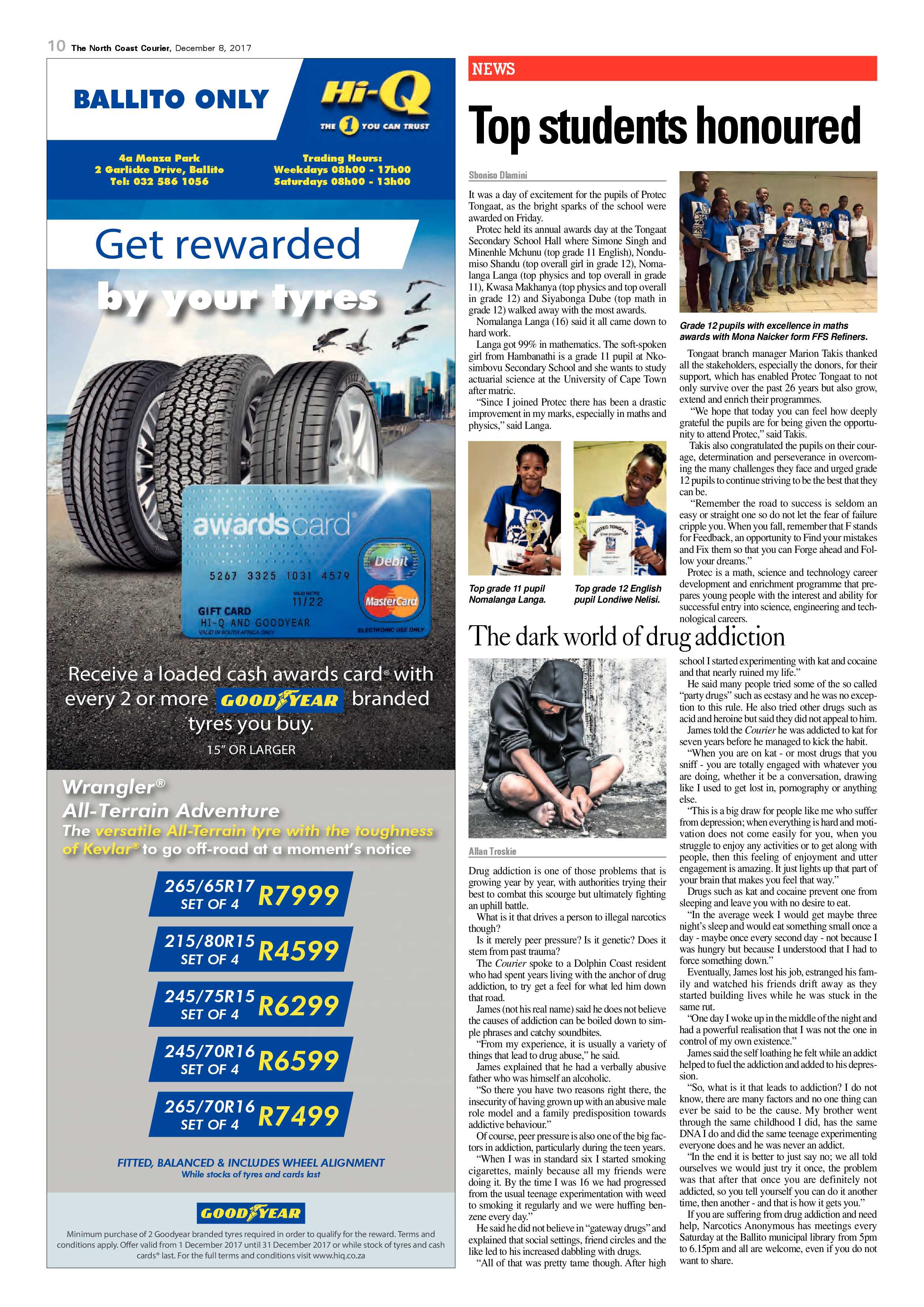 The North Coast Courier – 08 December 2017 page 10