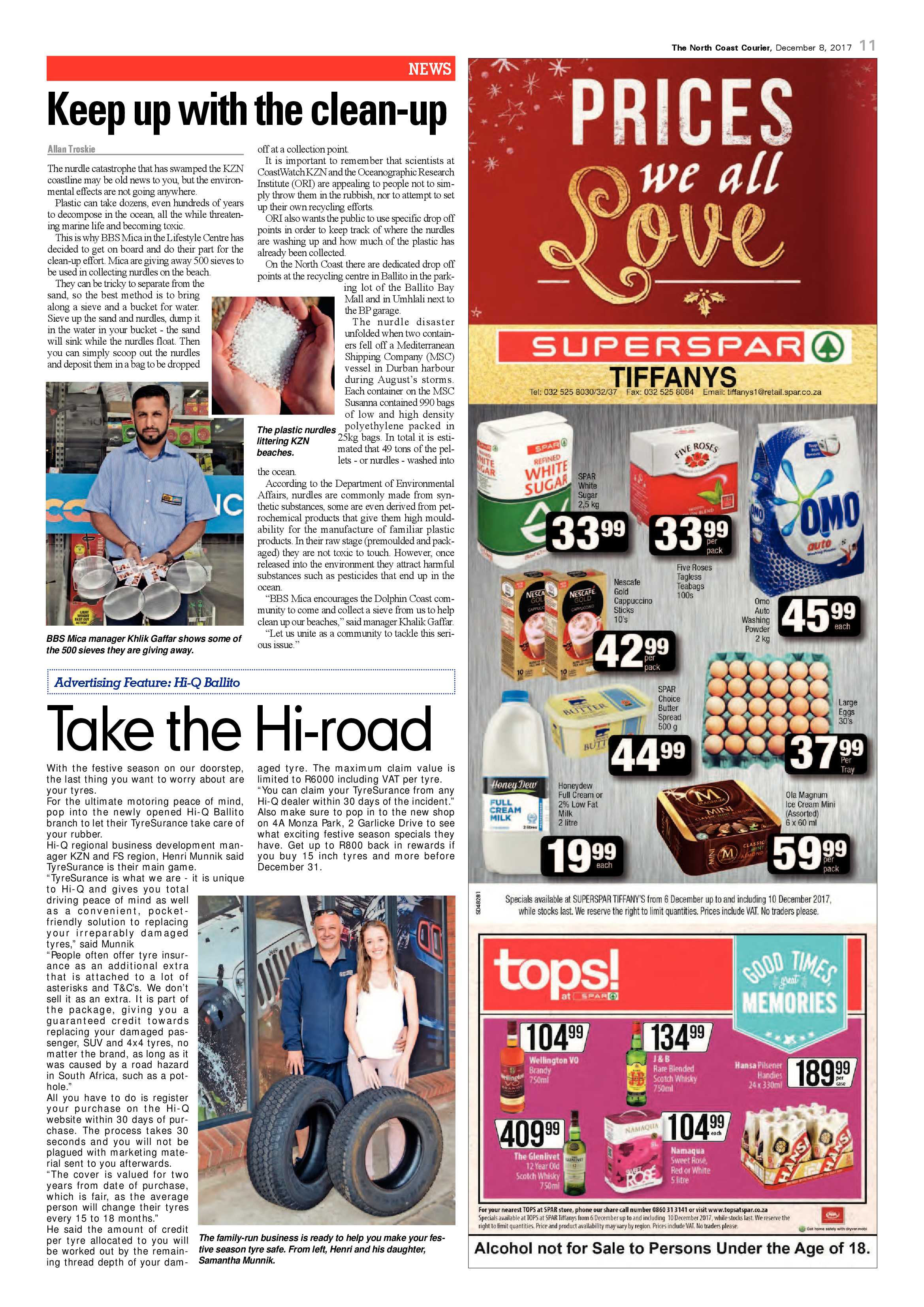 The North Coast Courier – 08 December 2017 page 11