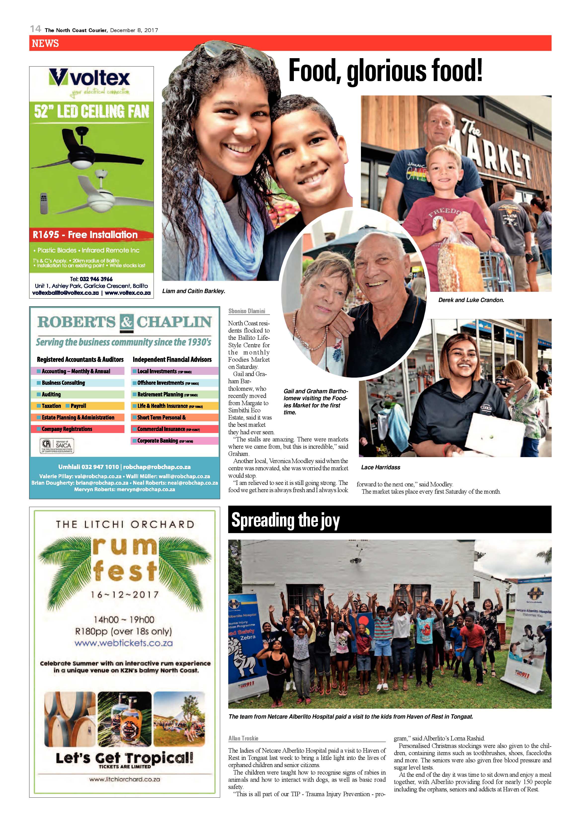 The North Coast Courier – 08 December 2017 page 14