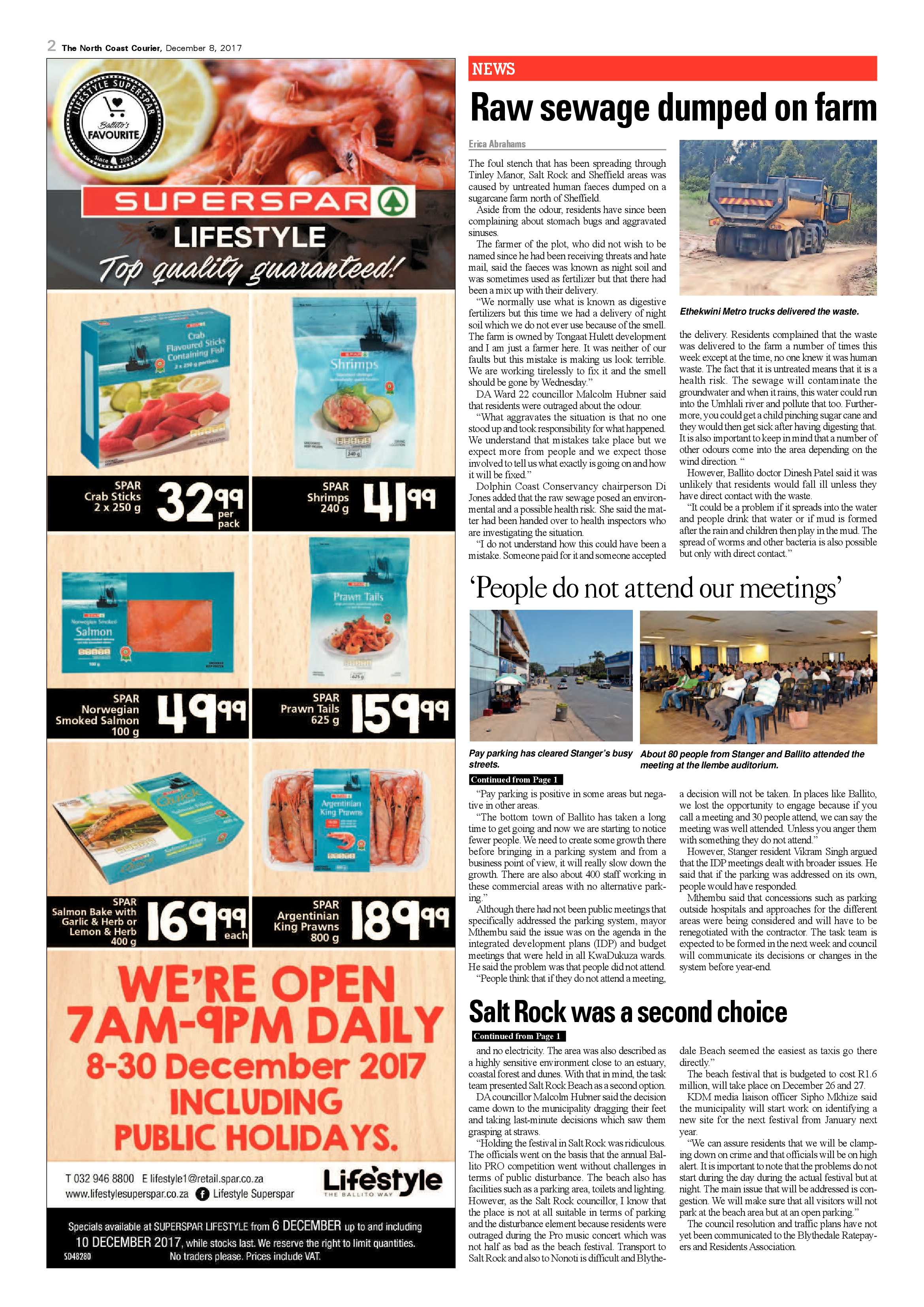 The North Coast Courier – 08 December 2017 page 2